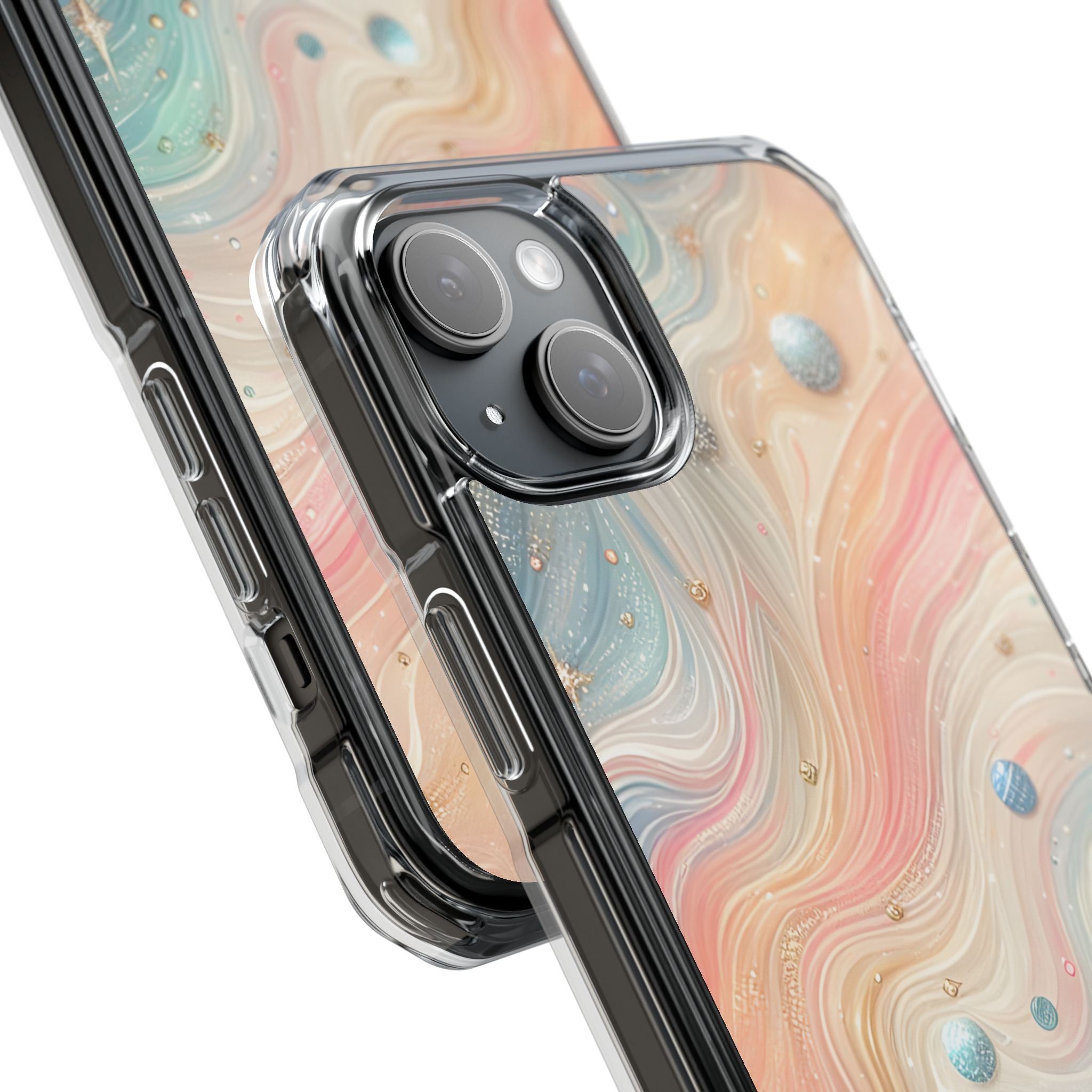 Iridescente Wervelingen iPhone 15 Plus Case - Impact