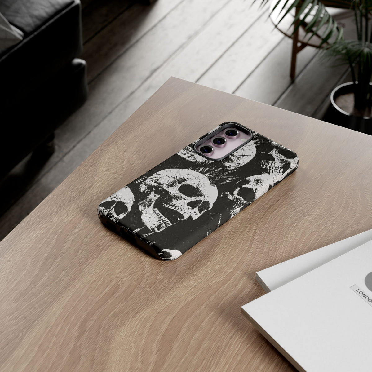 Punk Skull Riot · Tough Phone Case for Samsung · Black