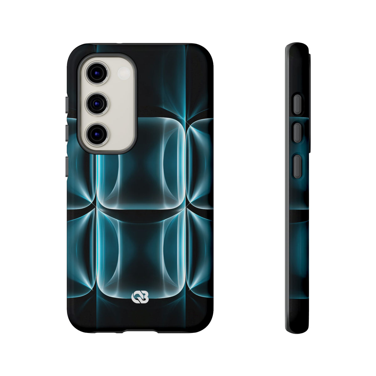 Cyan Core Matrix · Tough Phone Case for Samsung · Blue