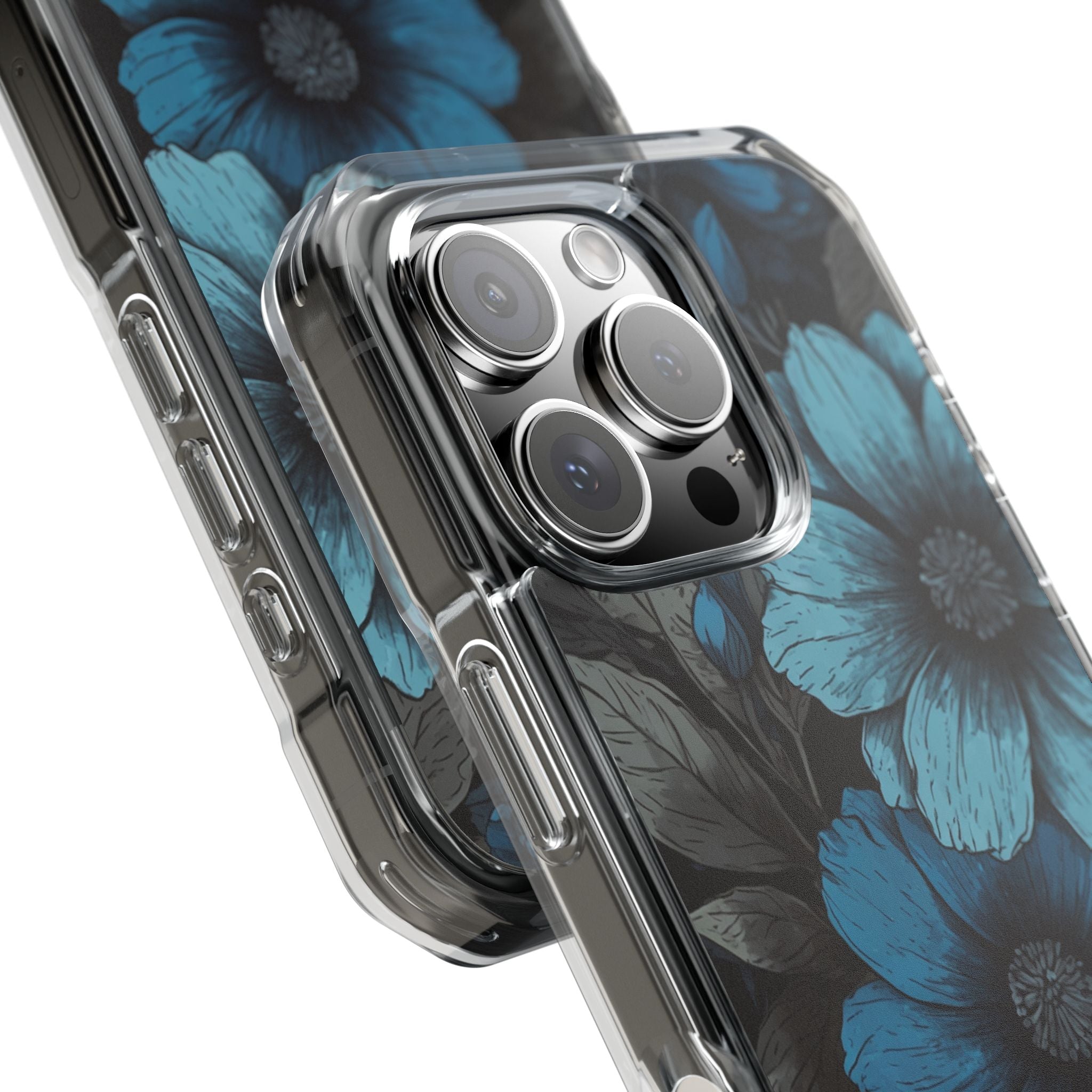 Blue Petal Radiance iPhone 16 Pro Case - Impact