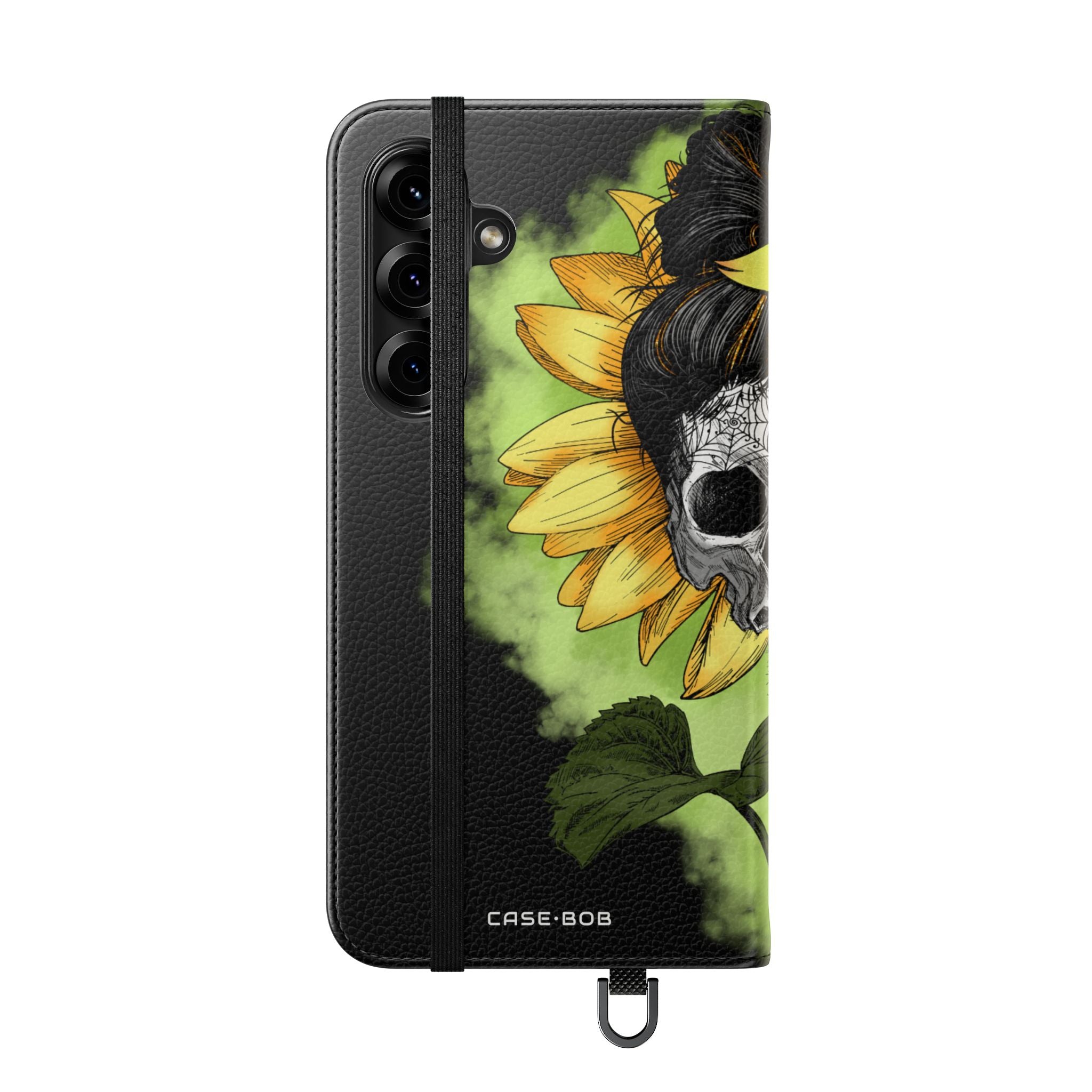 Skull Sunflower - Samsung S25+ Case - Wallet
