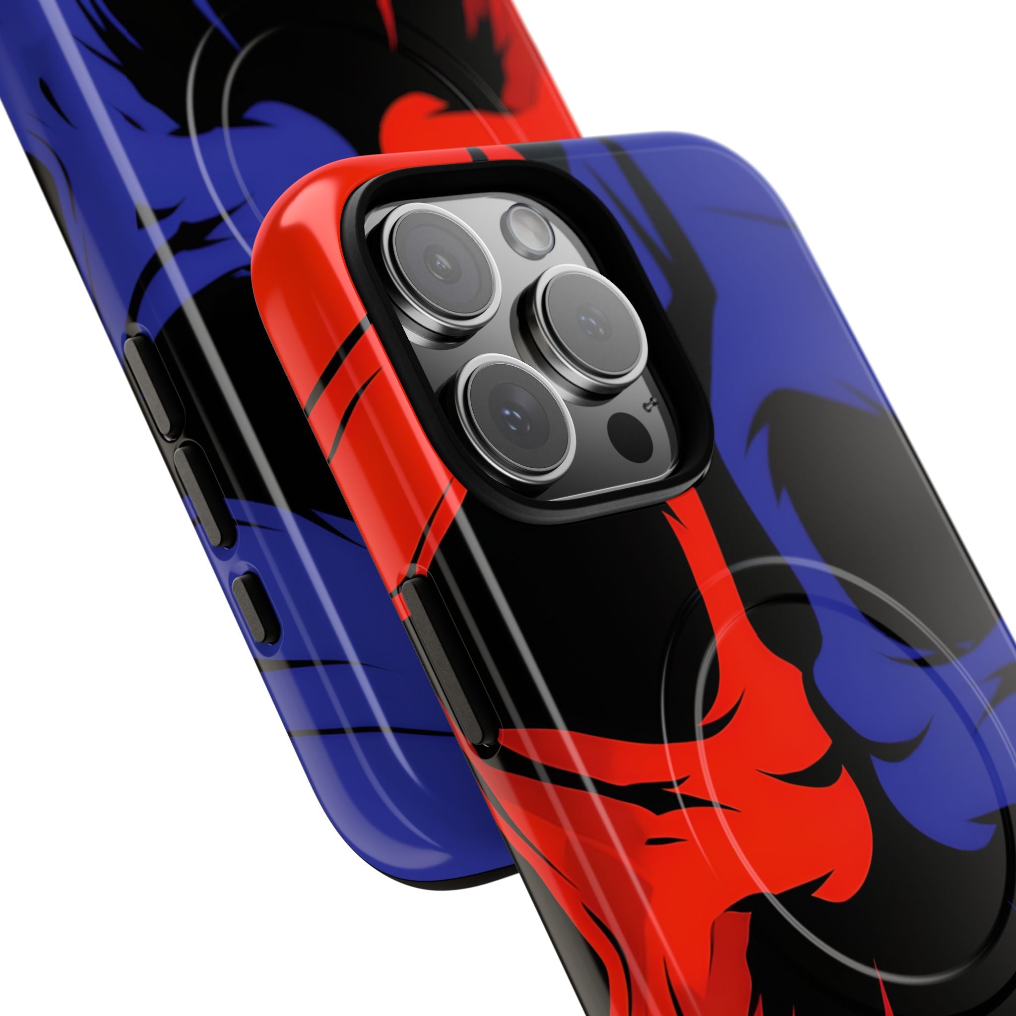 Crimson Cobalt Skulls · Tough+ Phone Case for iPhone · Magsafe