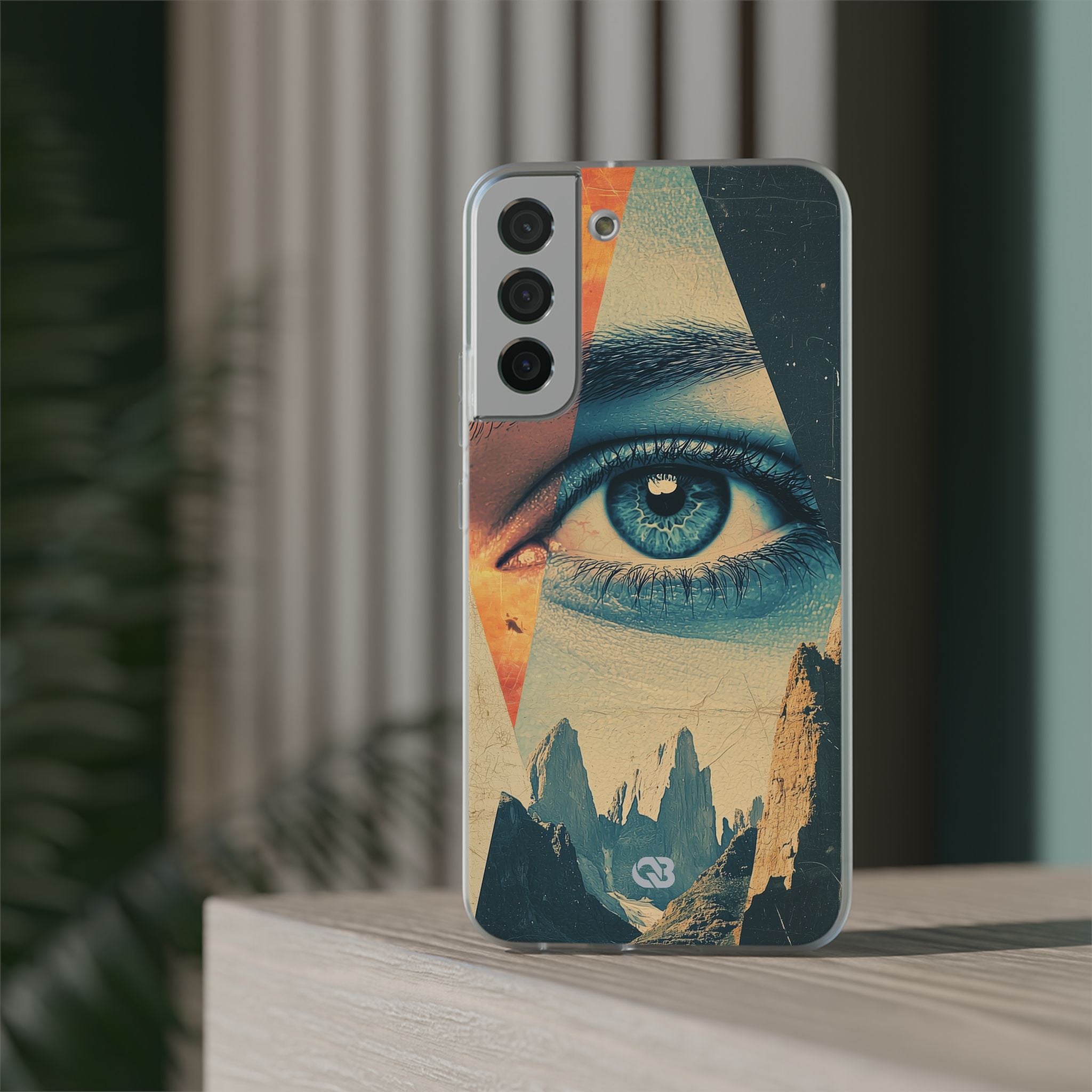 Fragmented Peak Gaze · Coque de téléphone Soft pour Samsung