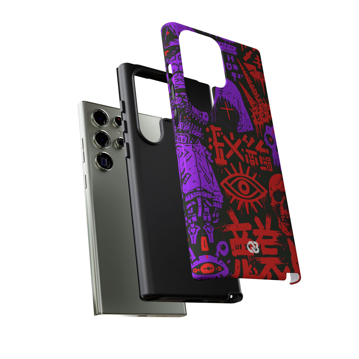 Underground Cyber Glyphs · Tough Phone Case for Samsung · Black
