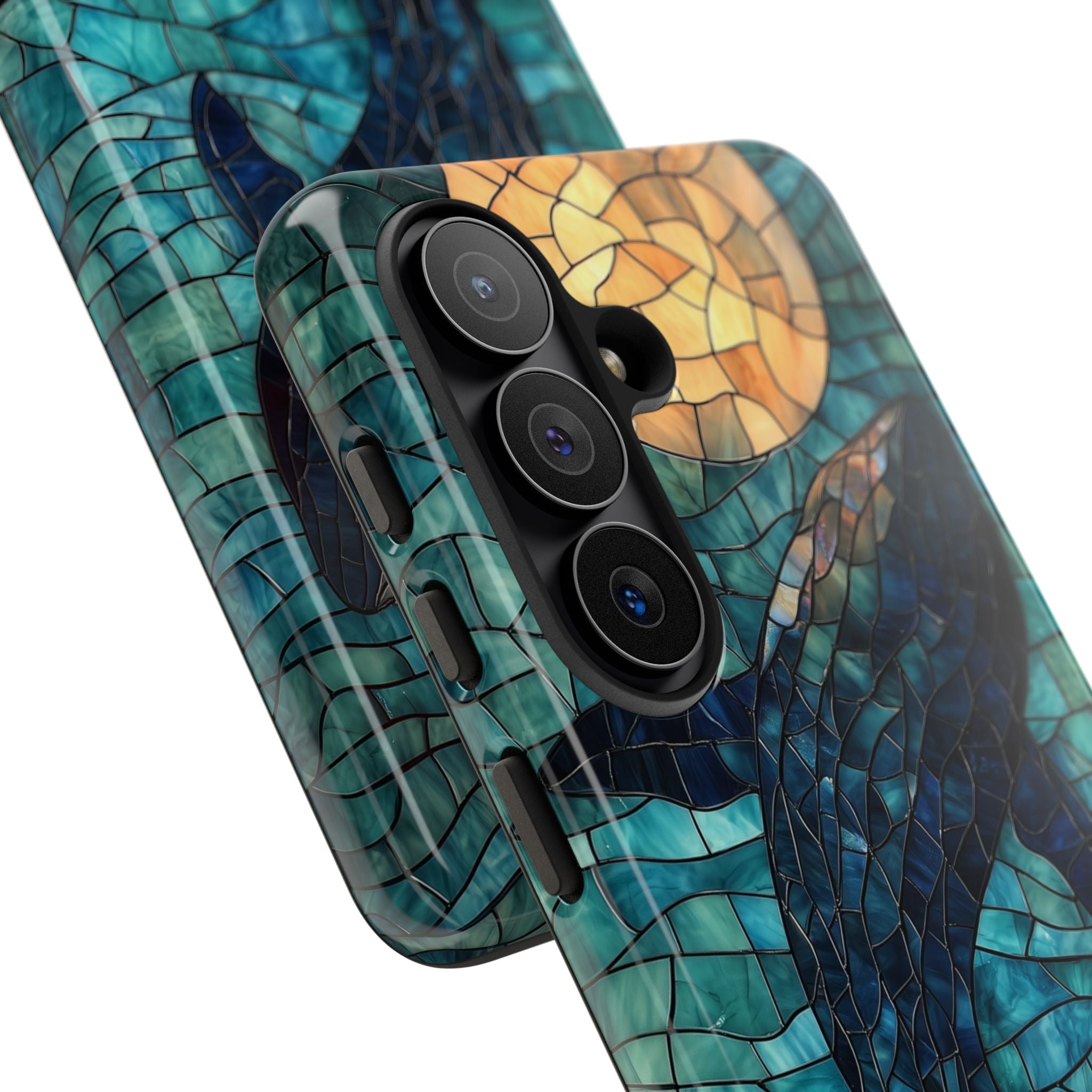 Stained Moon Whale · Tough Coque de téléphone pour Samsung