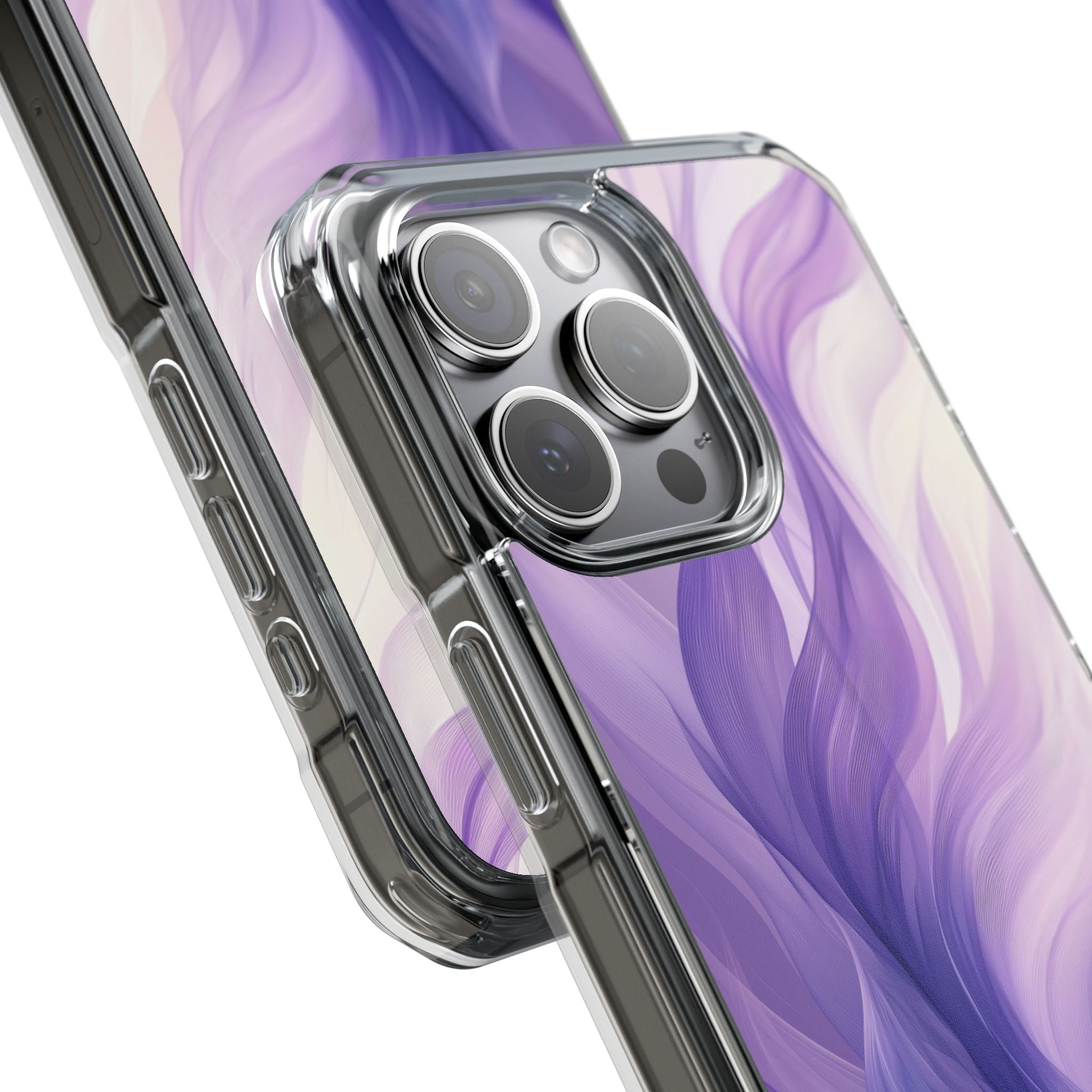 Amethyst Silk Waves · Impact Phone Case for iPhone · Magsafe