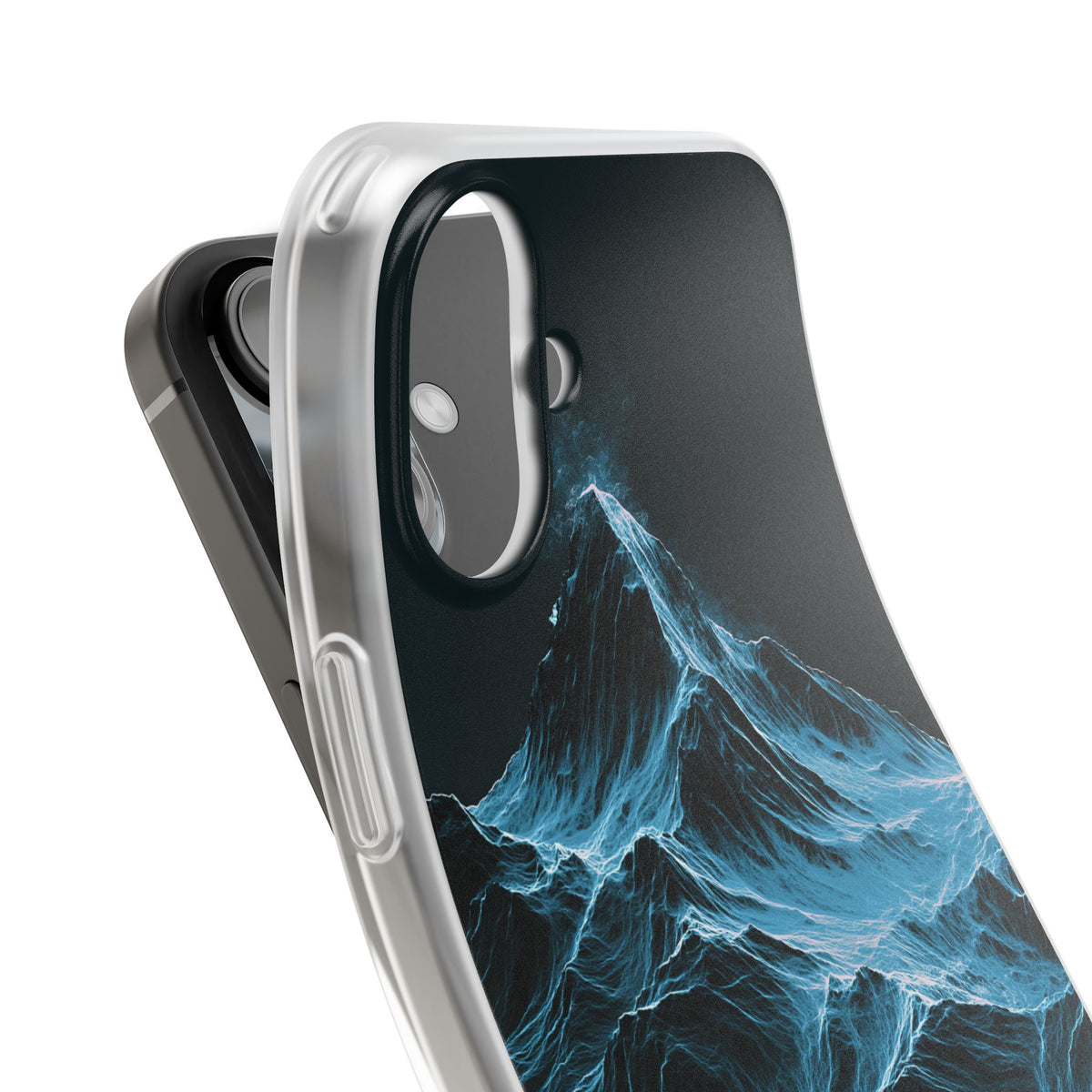 Nordic Frost Peak · Lite Phone Case for iPhone · Blue