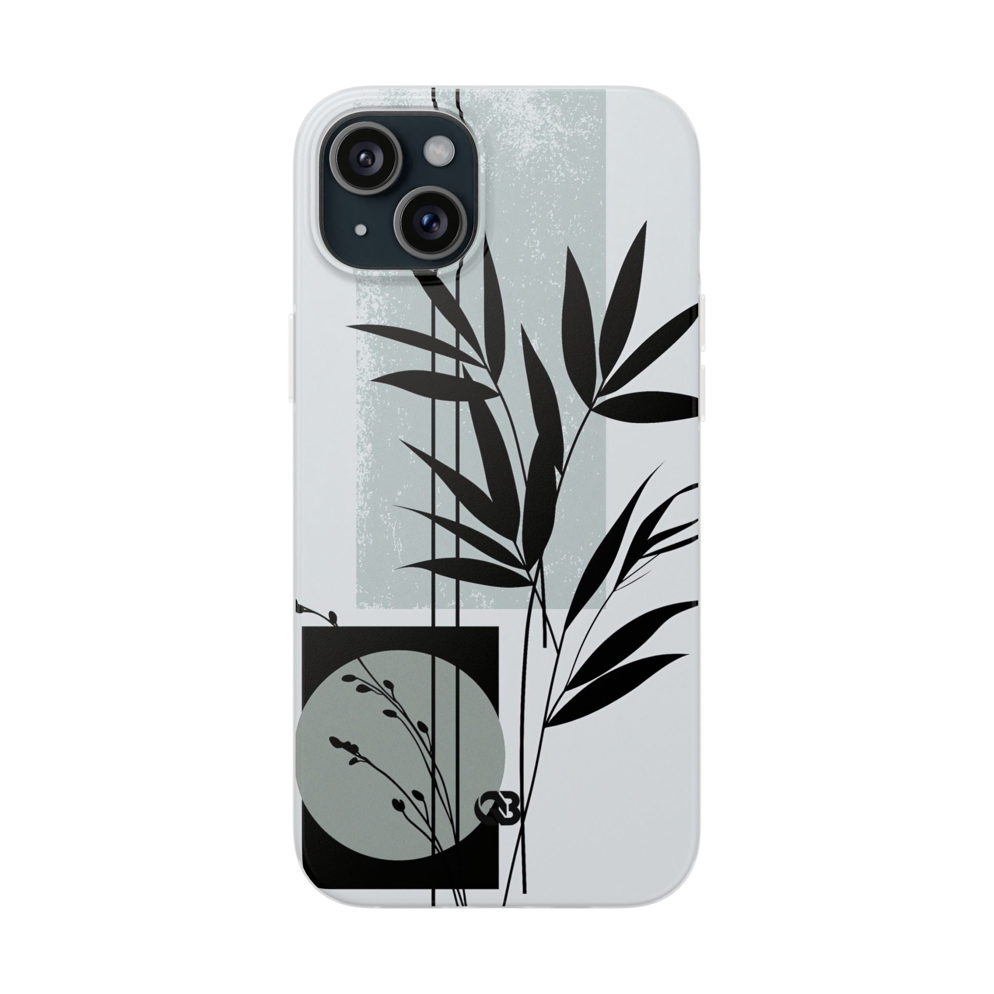 Grey Lite Phone Case for iPhone - Sage Bamboo Noir