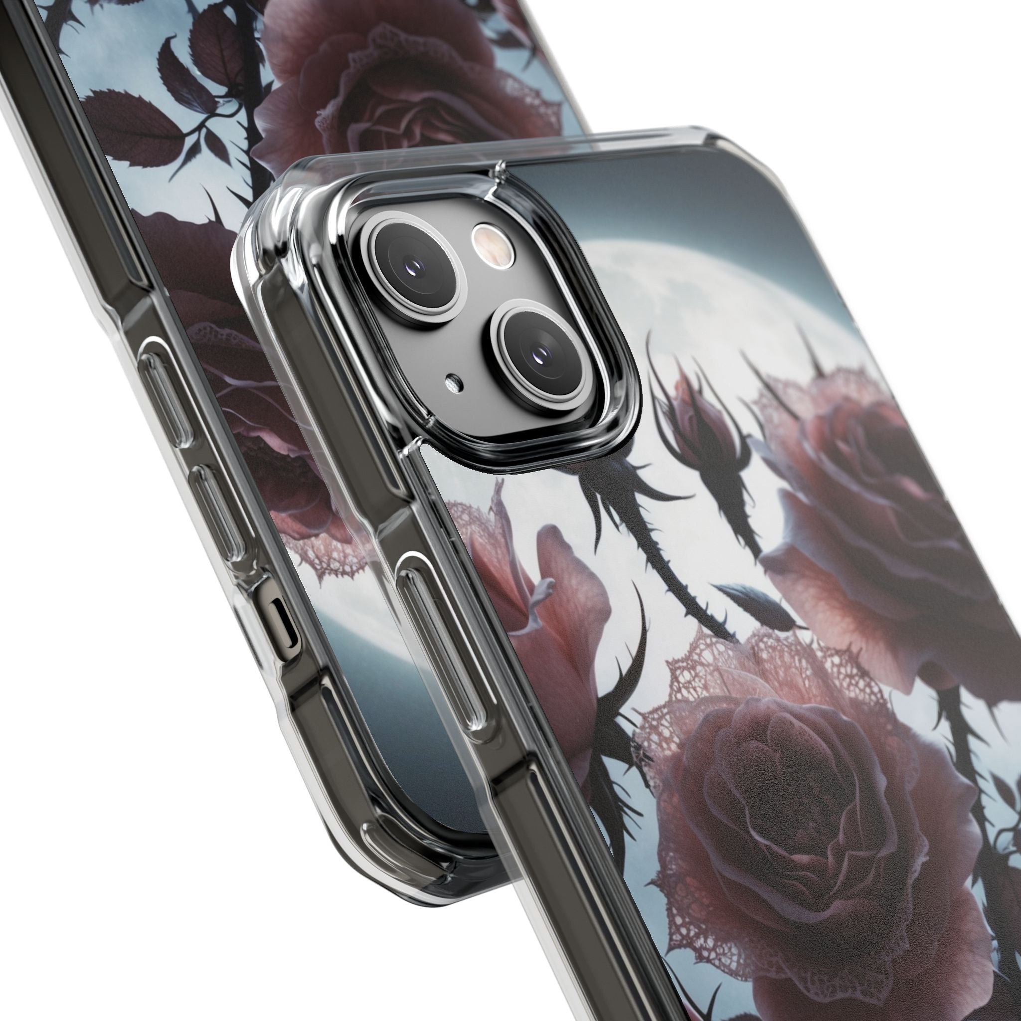 Lunar Lace Petals · Impact Coque de téléphone pour iPhone · Magsafe