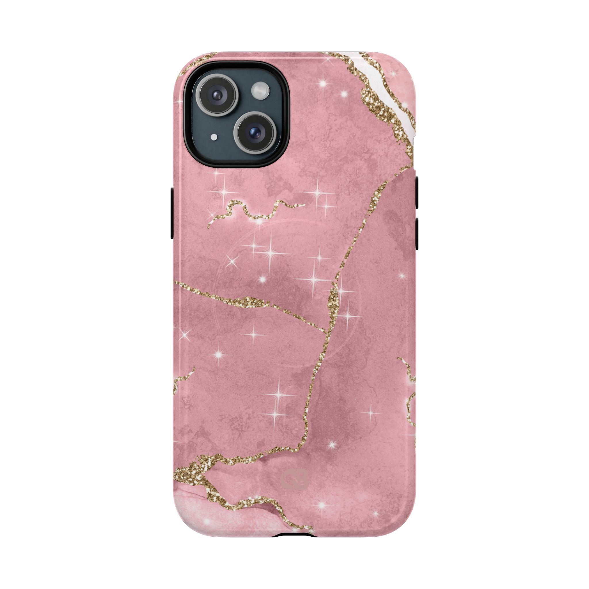 Rose Sparkle Marble · Tough+ Coque de téléphone pour iPhone · Magsafe