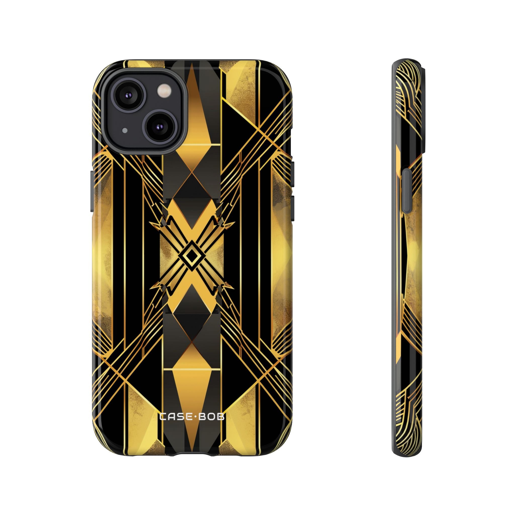 Golden Diamond Radiance iPhone 14 Plus Case - Tough