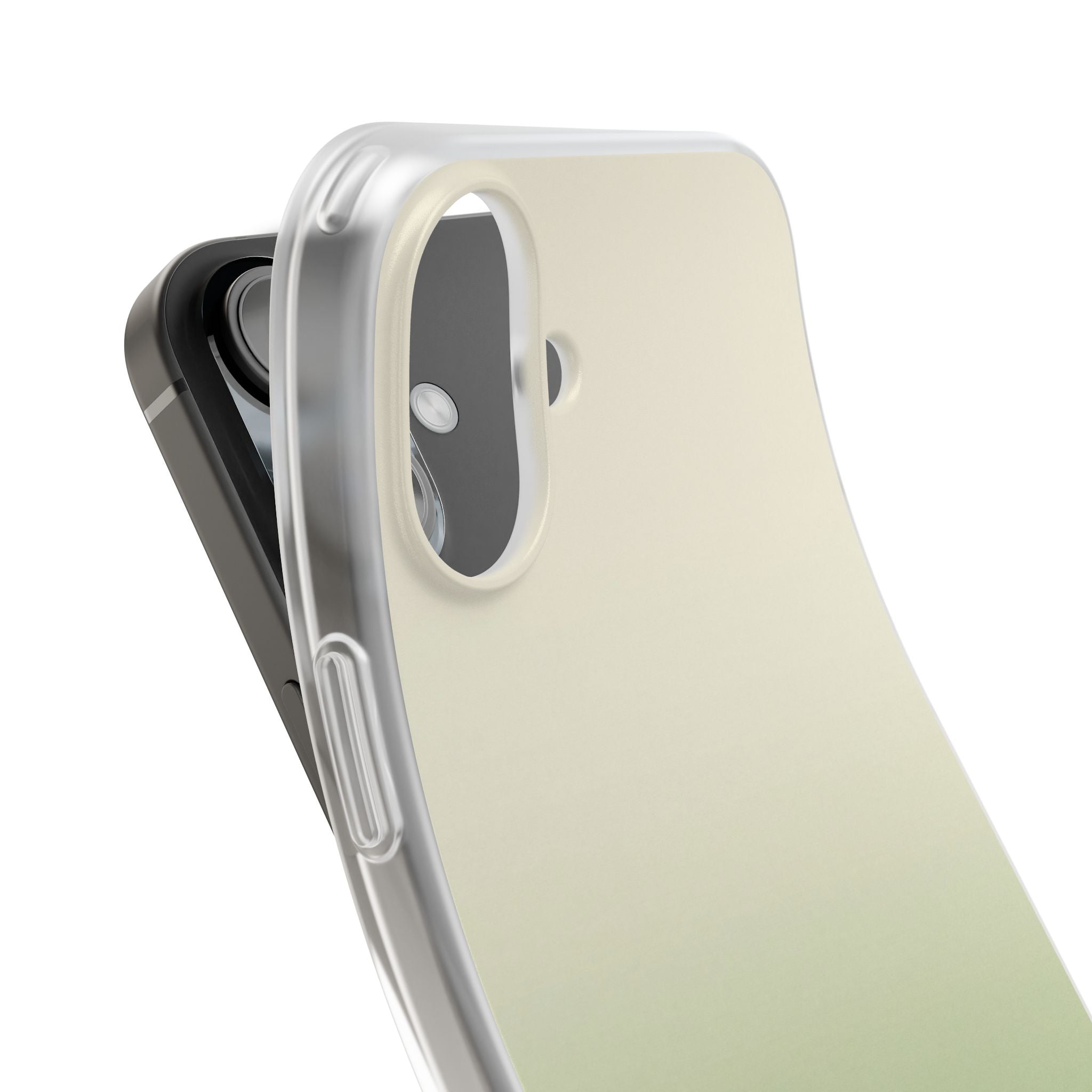 Green Lite Phone Case for iPhone - Bone Sage Fade