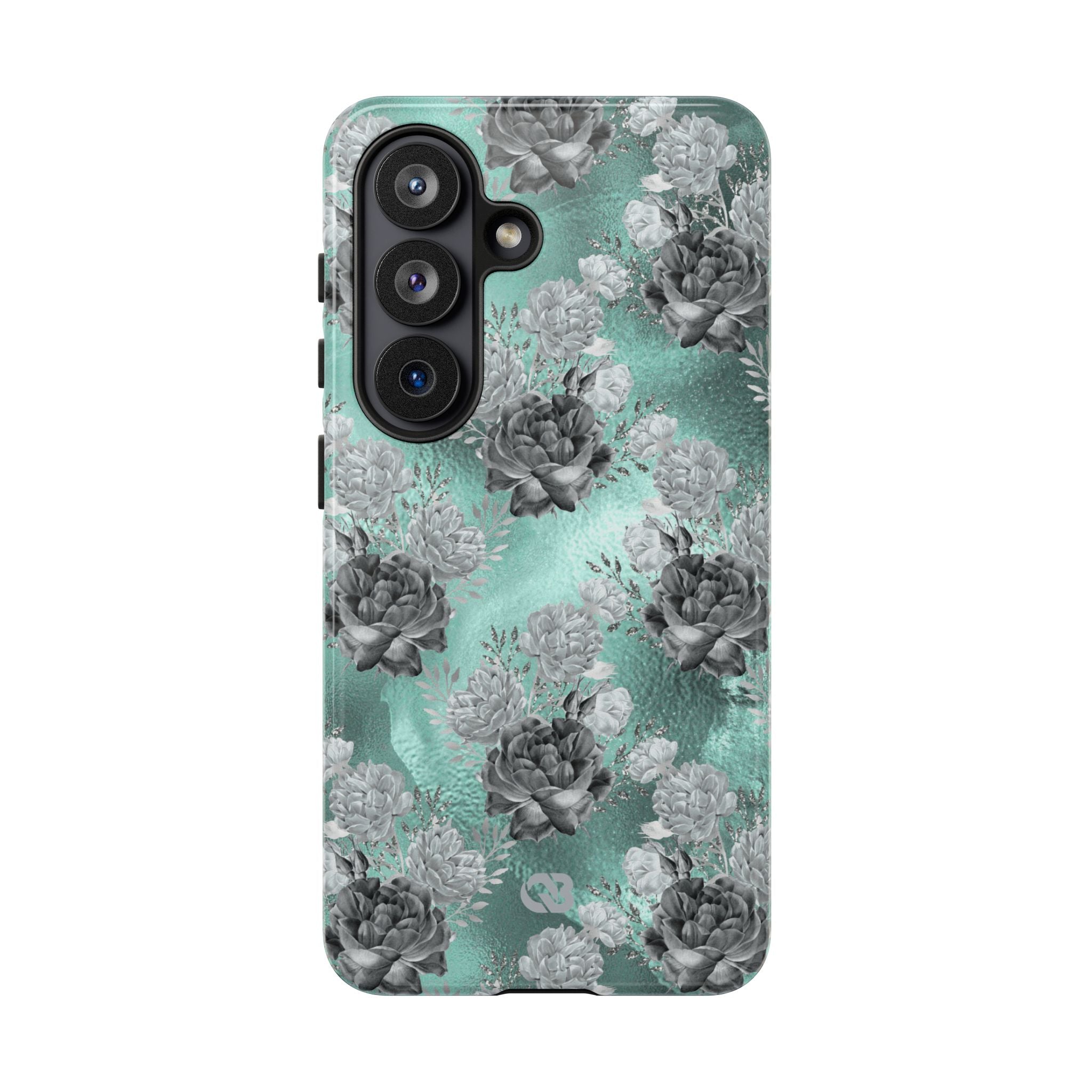 Frost Mint Floral · Tough Phone Case for Samsung