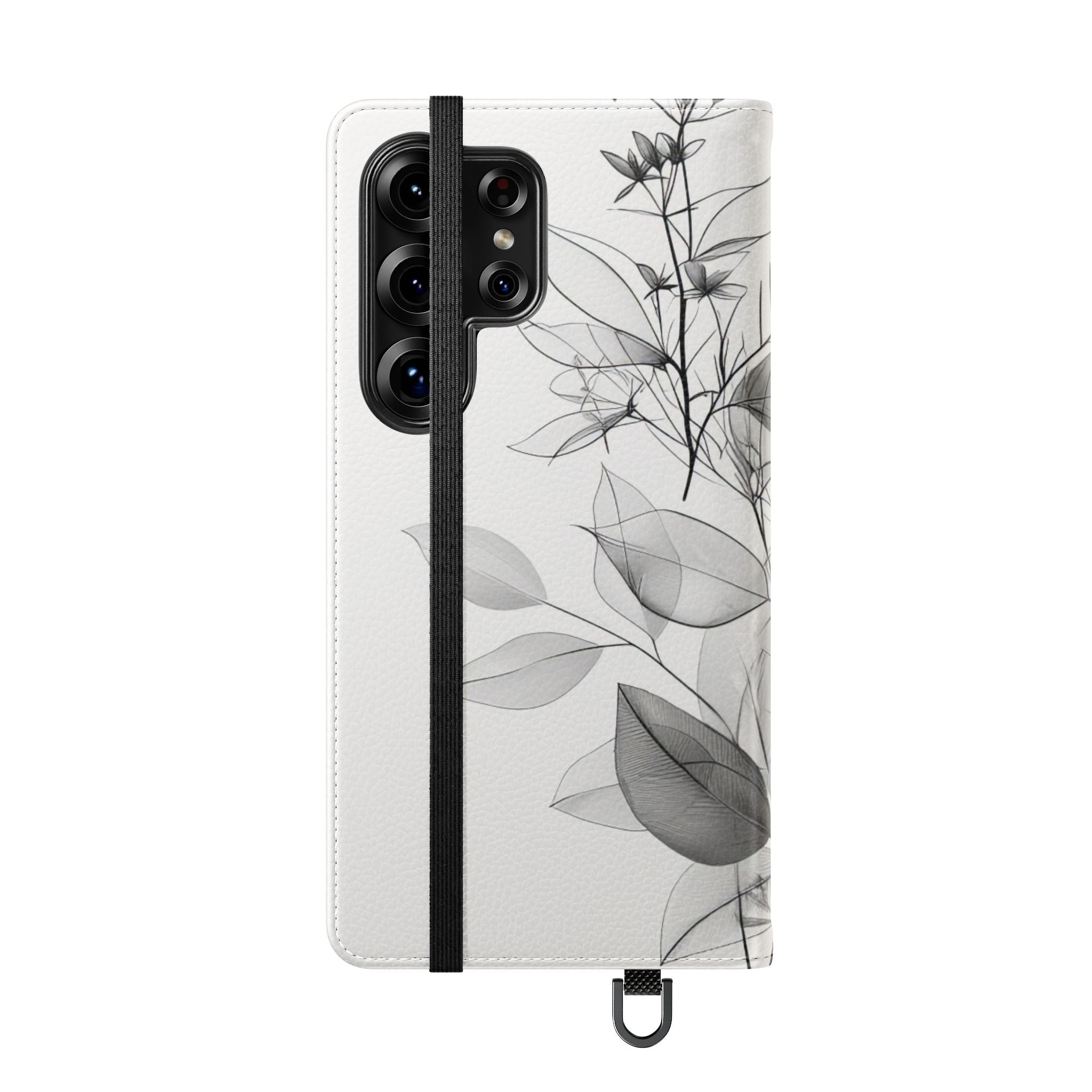 Silver Leaves - Samsung S25 Ultra Case - Wallet