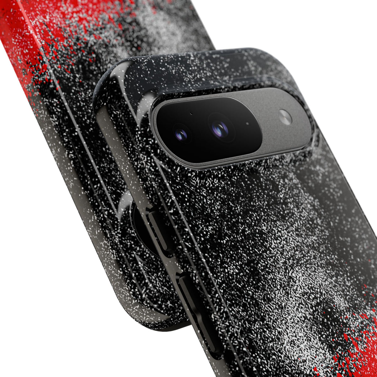 Crimson Noir Drip · Tough Phone Case for Pixel · Black