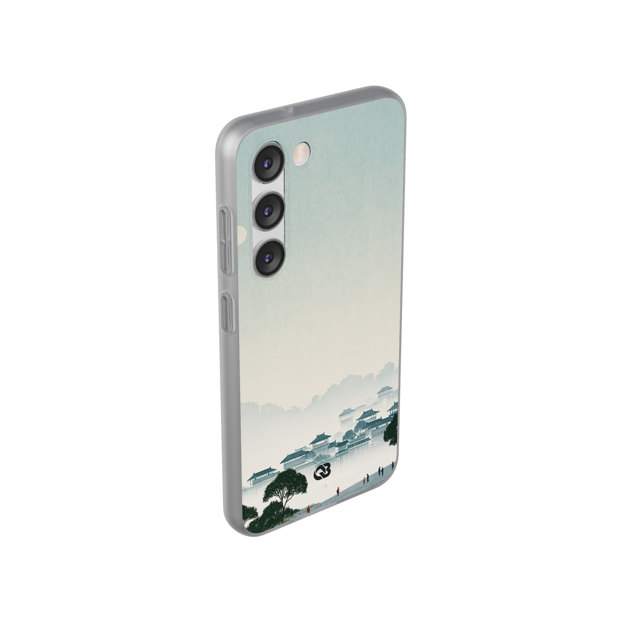 Blue Lite Phone Case for Samsung - Mist Valley Pagoda