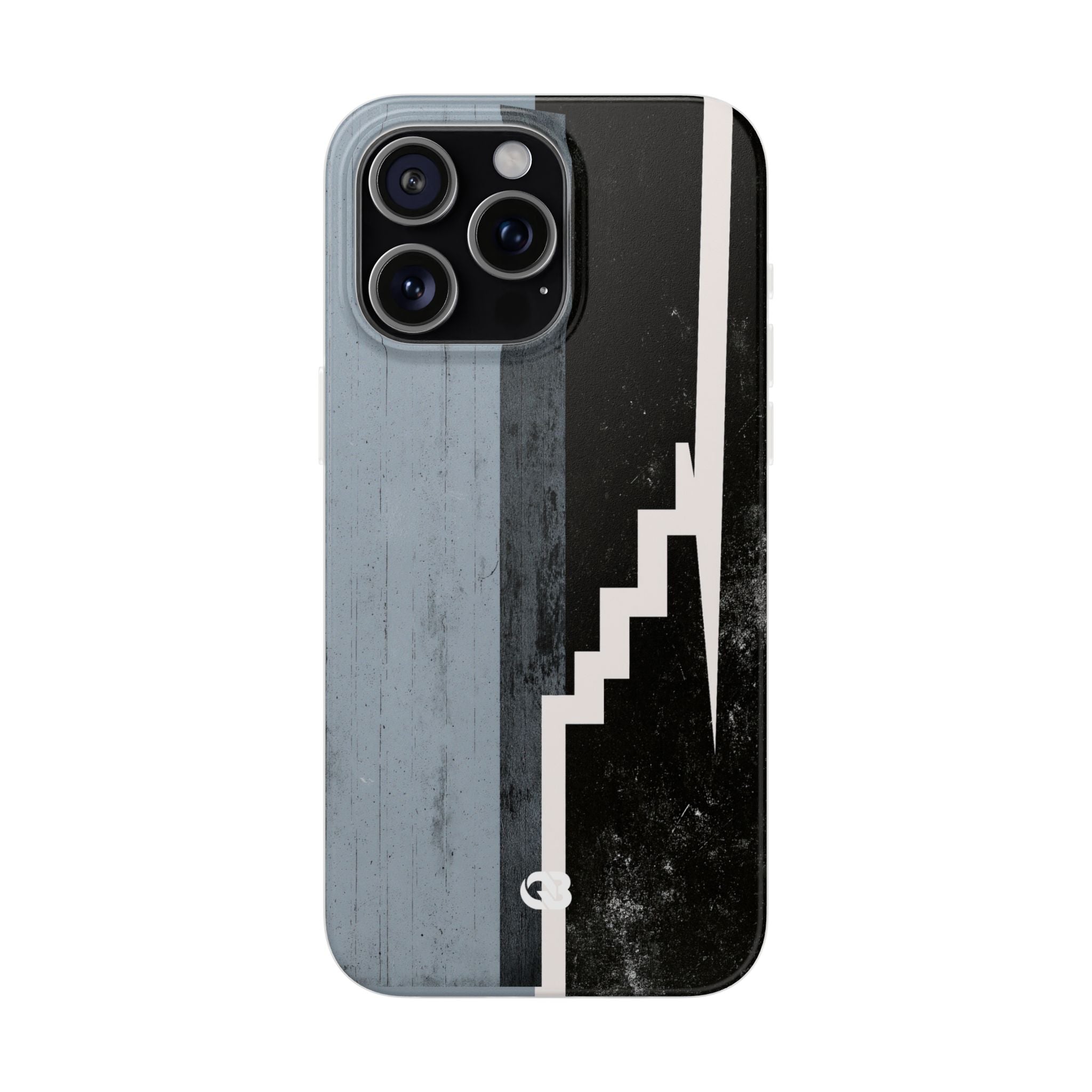 Grey Lite Phone Case for iPhone - Industrial Concrete Void