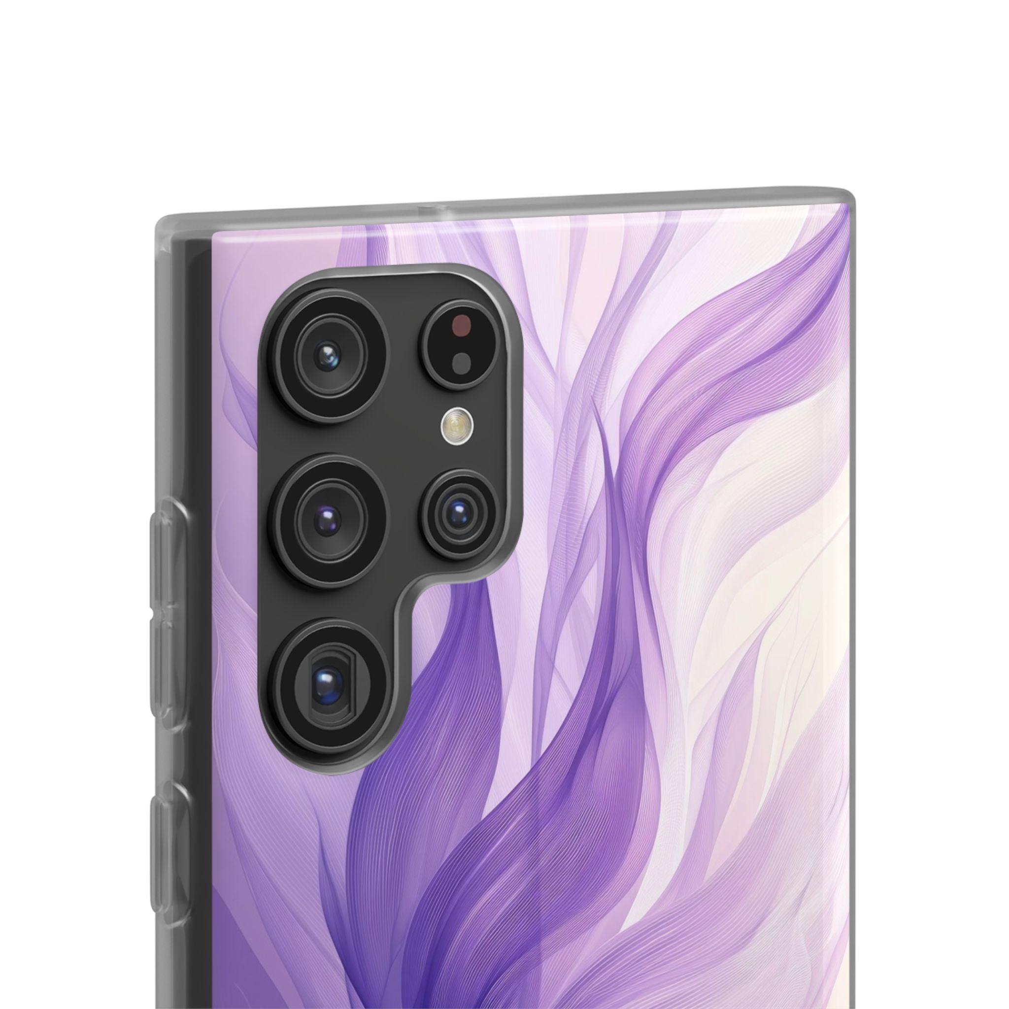 Amethyst Silk Waves · Soft Phone Case for Samsung