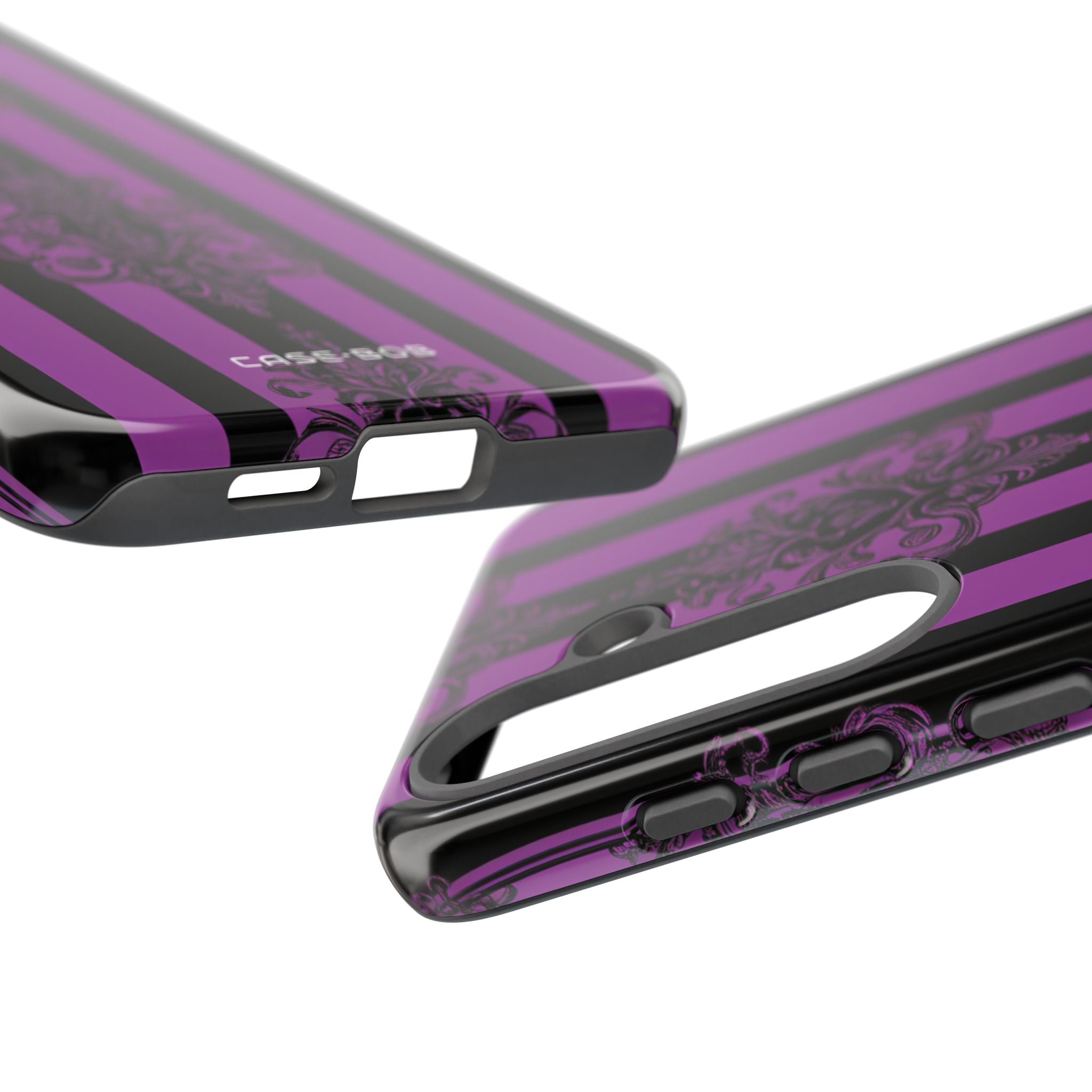 Damask Elegance Purple Samsung S25 Plus Case - Tough