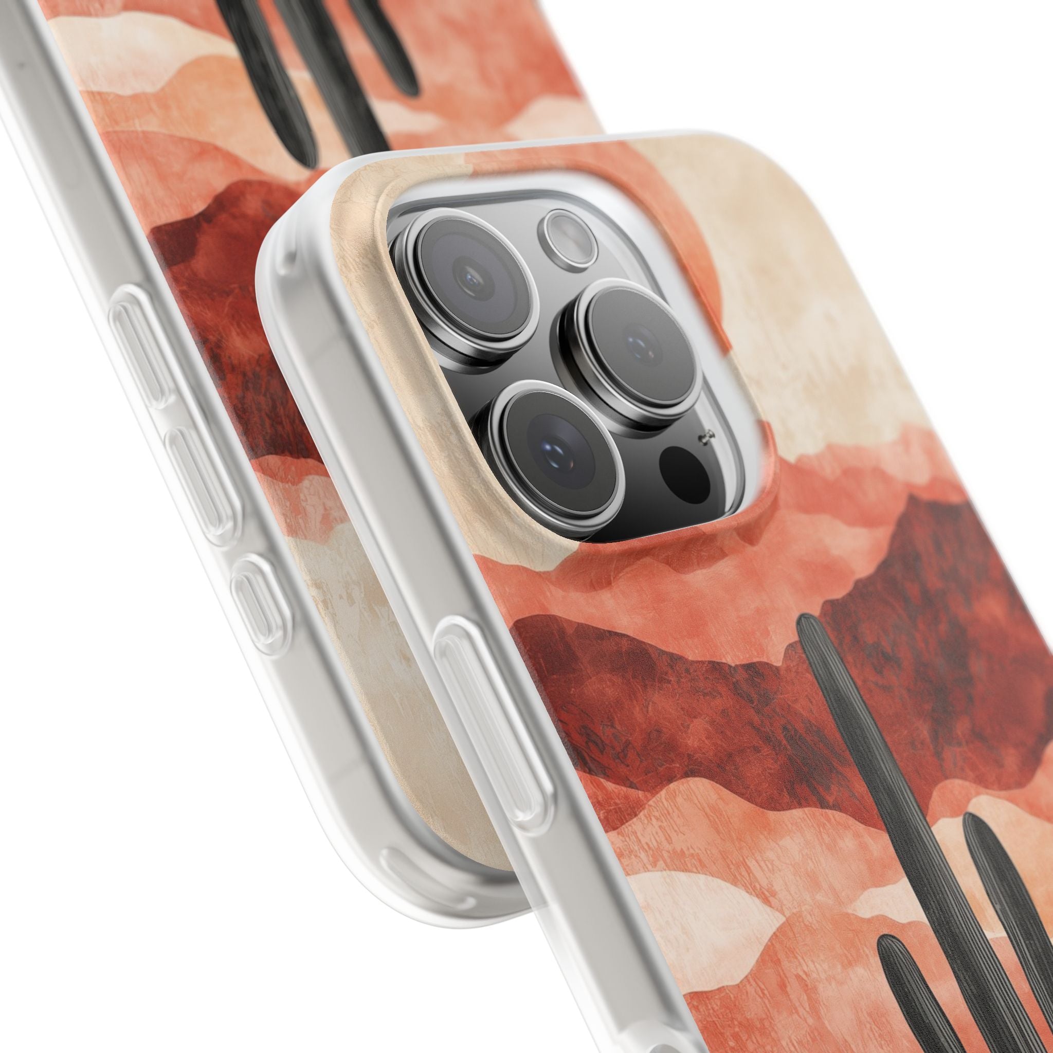 Terracotta Desert Sun · Soft Handyhülle für iPhone