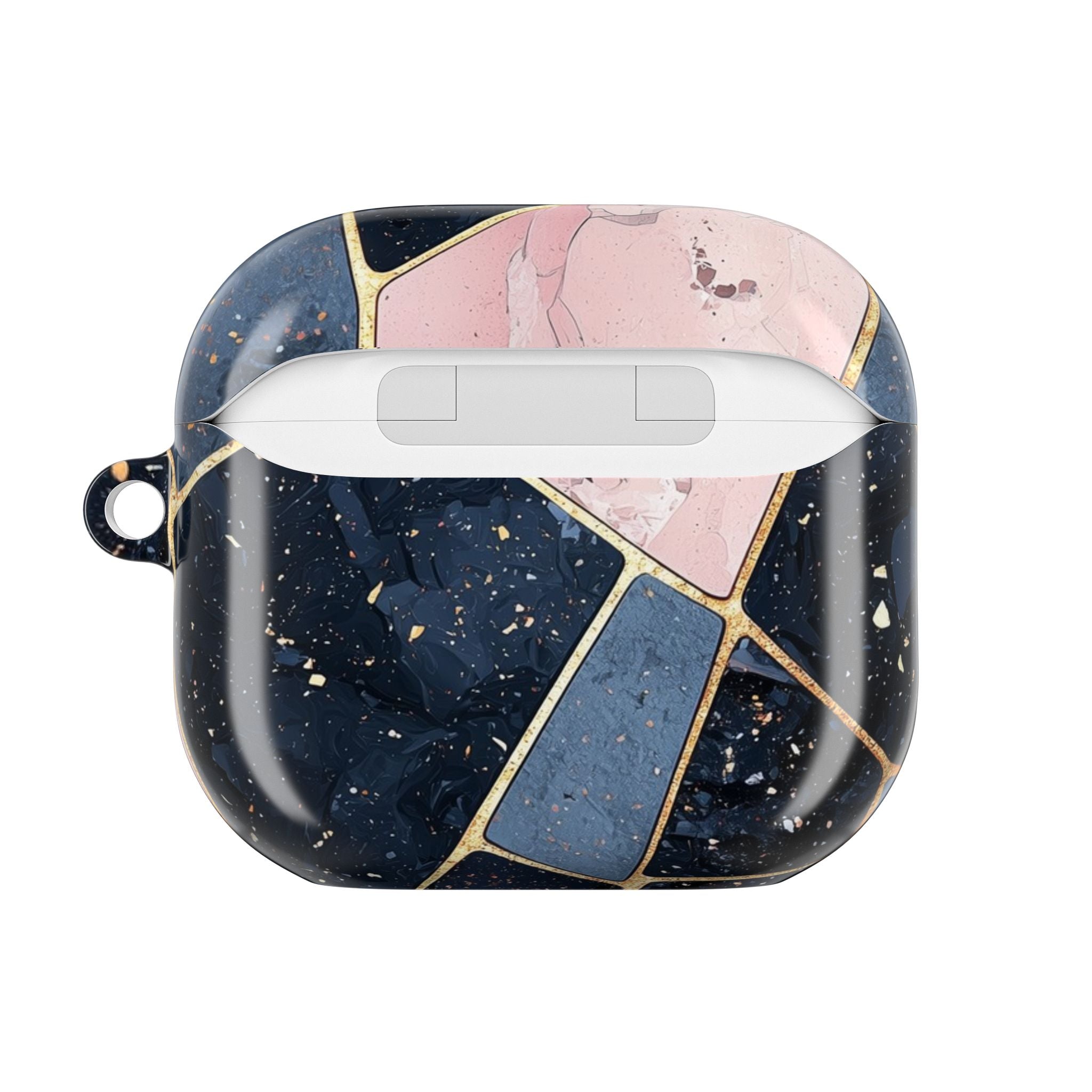 Golden Mosaic Navy - AirPods Cover