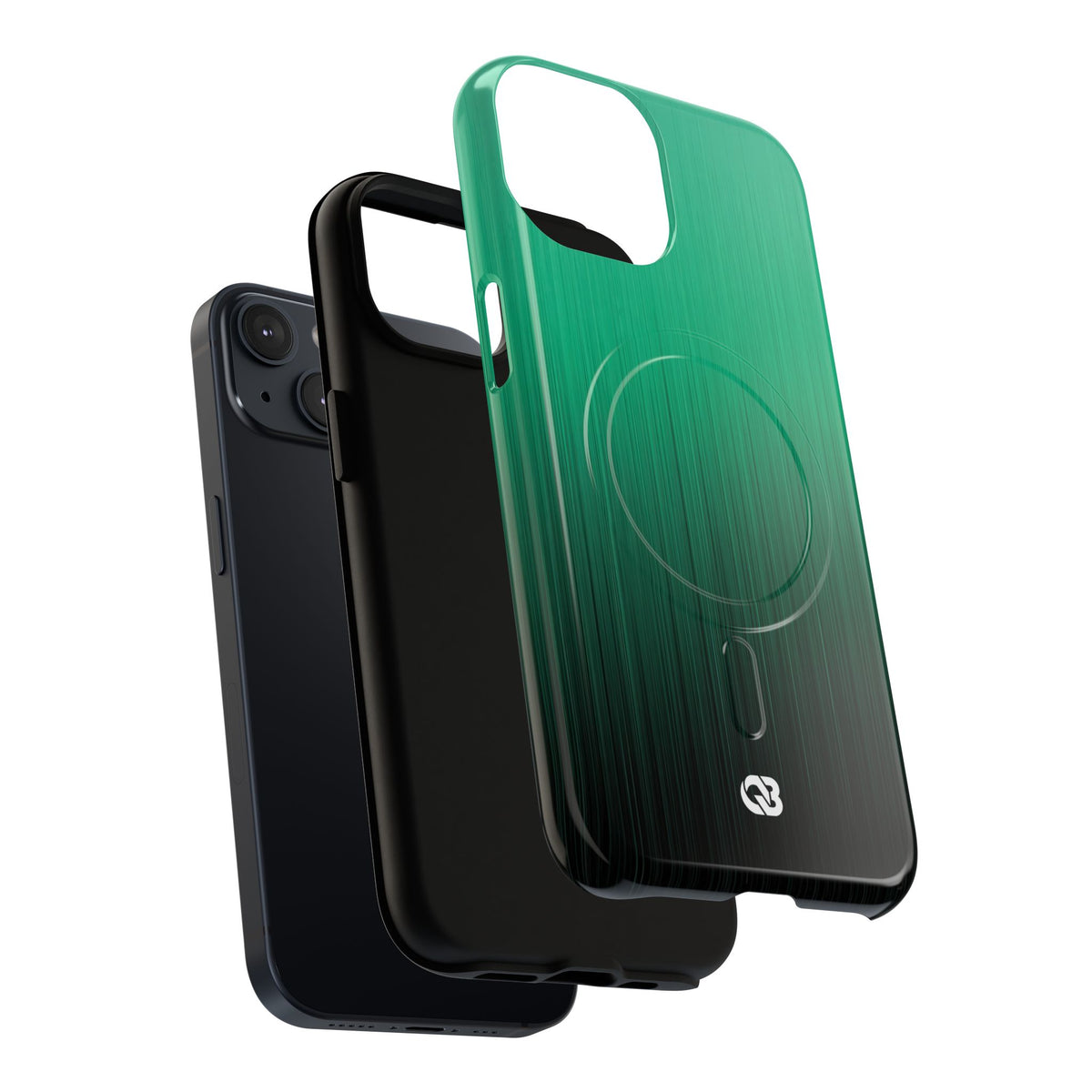 Emerald Cascade · Tough 2.0 Magnetic Phone Case for iPhone · Green