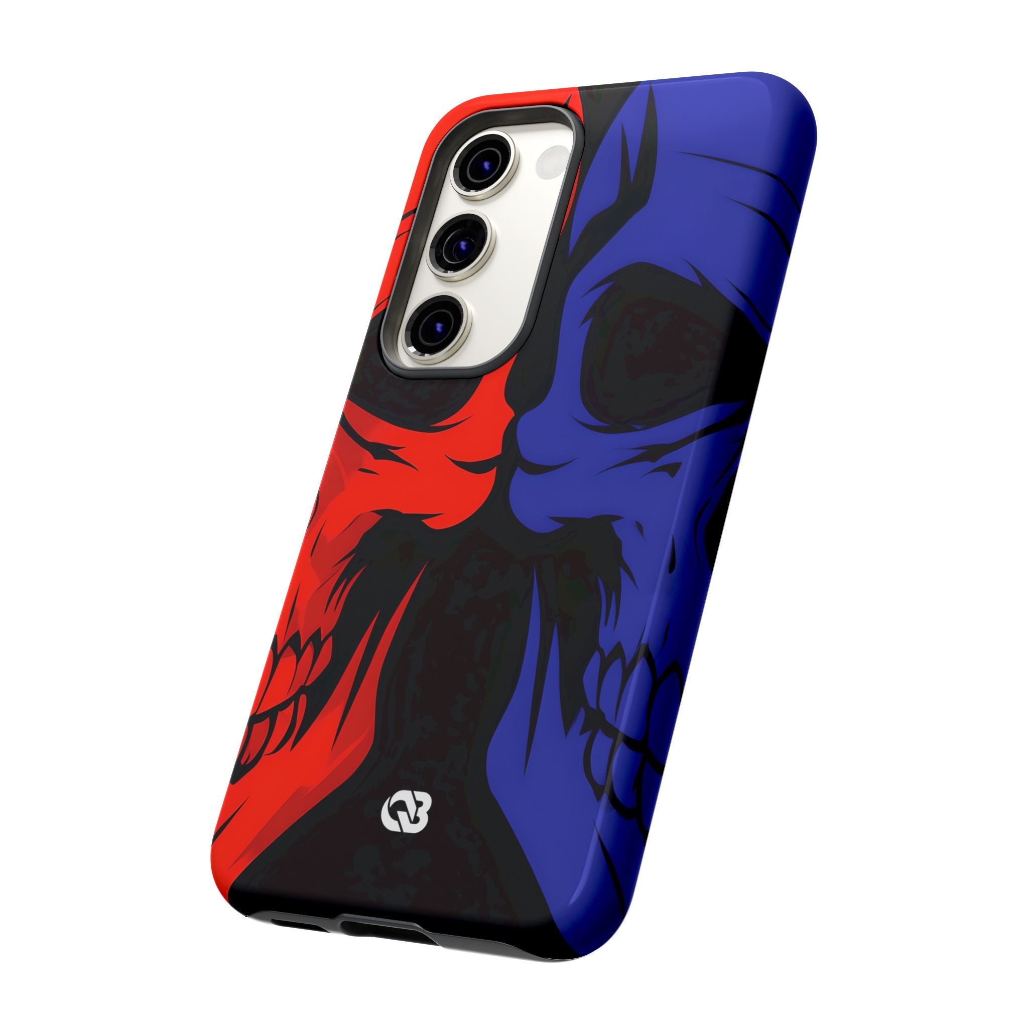 Crimson Cobalt Skulls · Tough Phone Case Samsungille