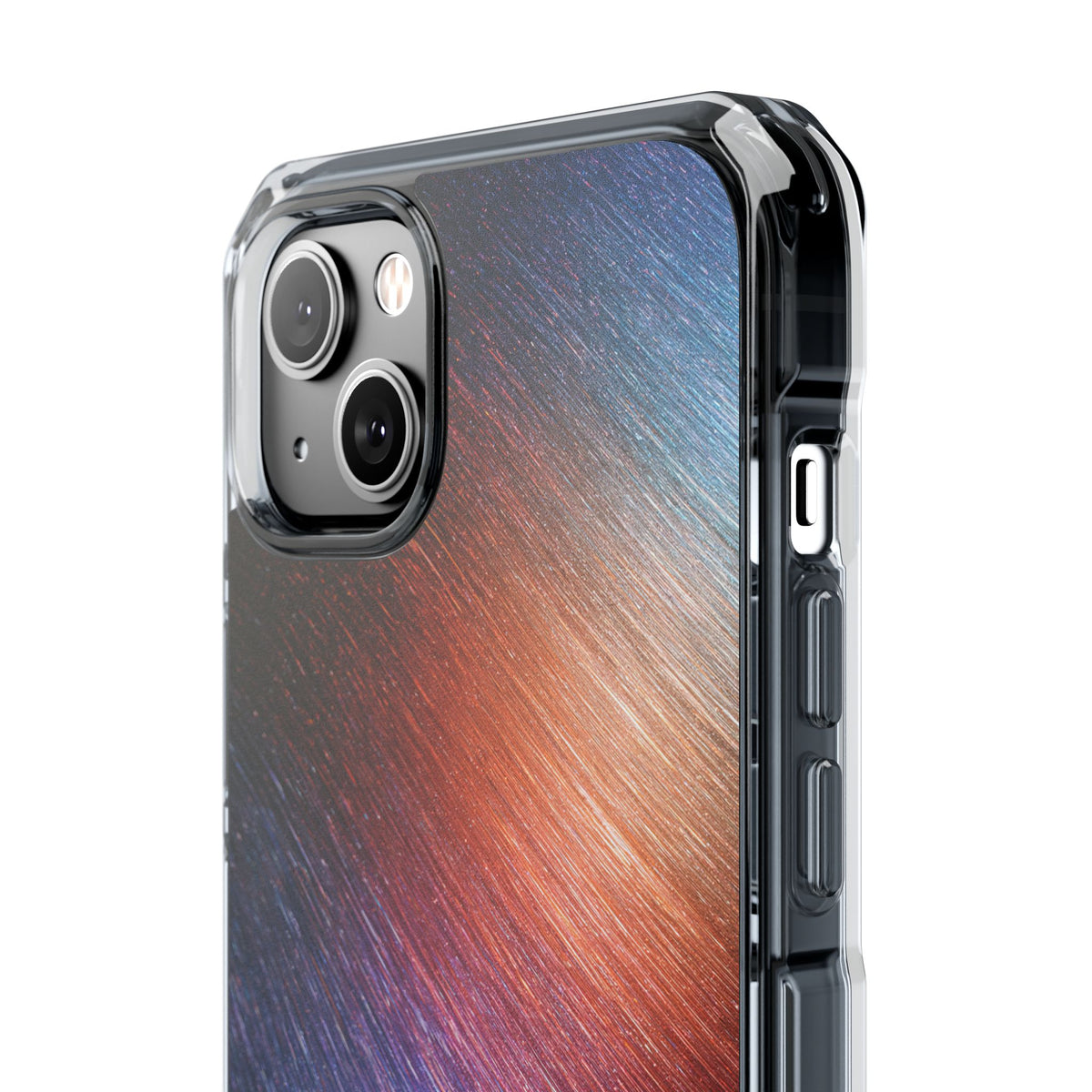 Radiant Energy Stream · Clear Impact Magnetic Phone Case for iPhone · Blue