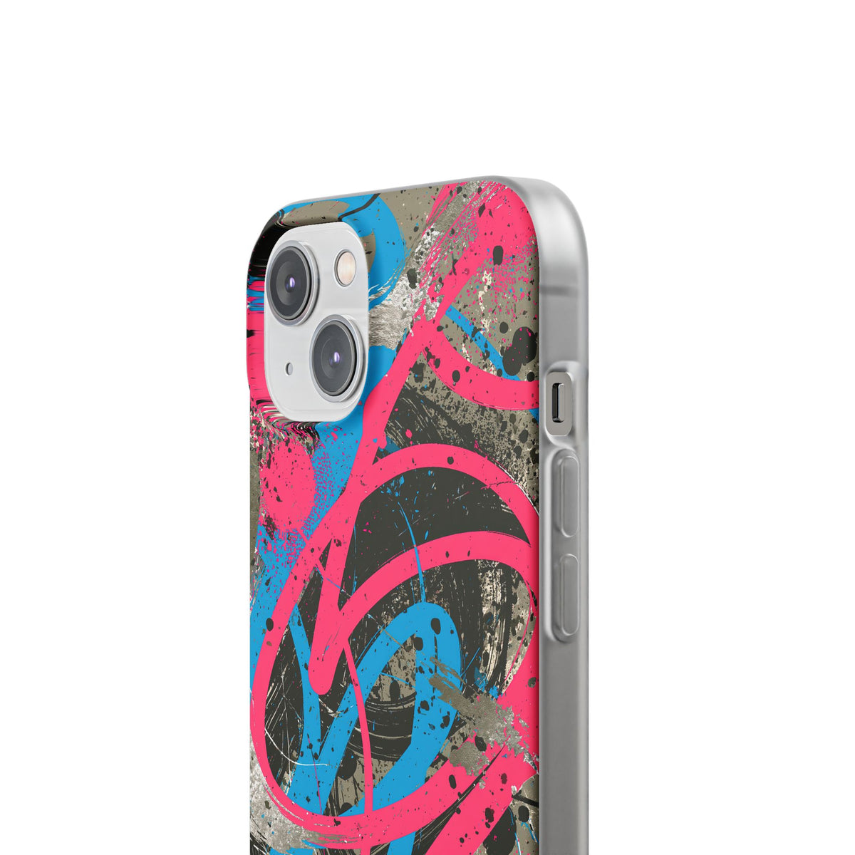 Cyber Splatter Flow · Lite Phone Case for iPhone · Pink
