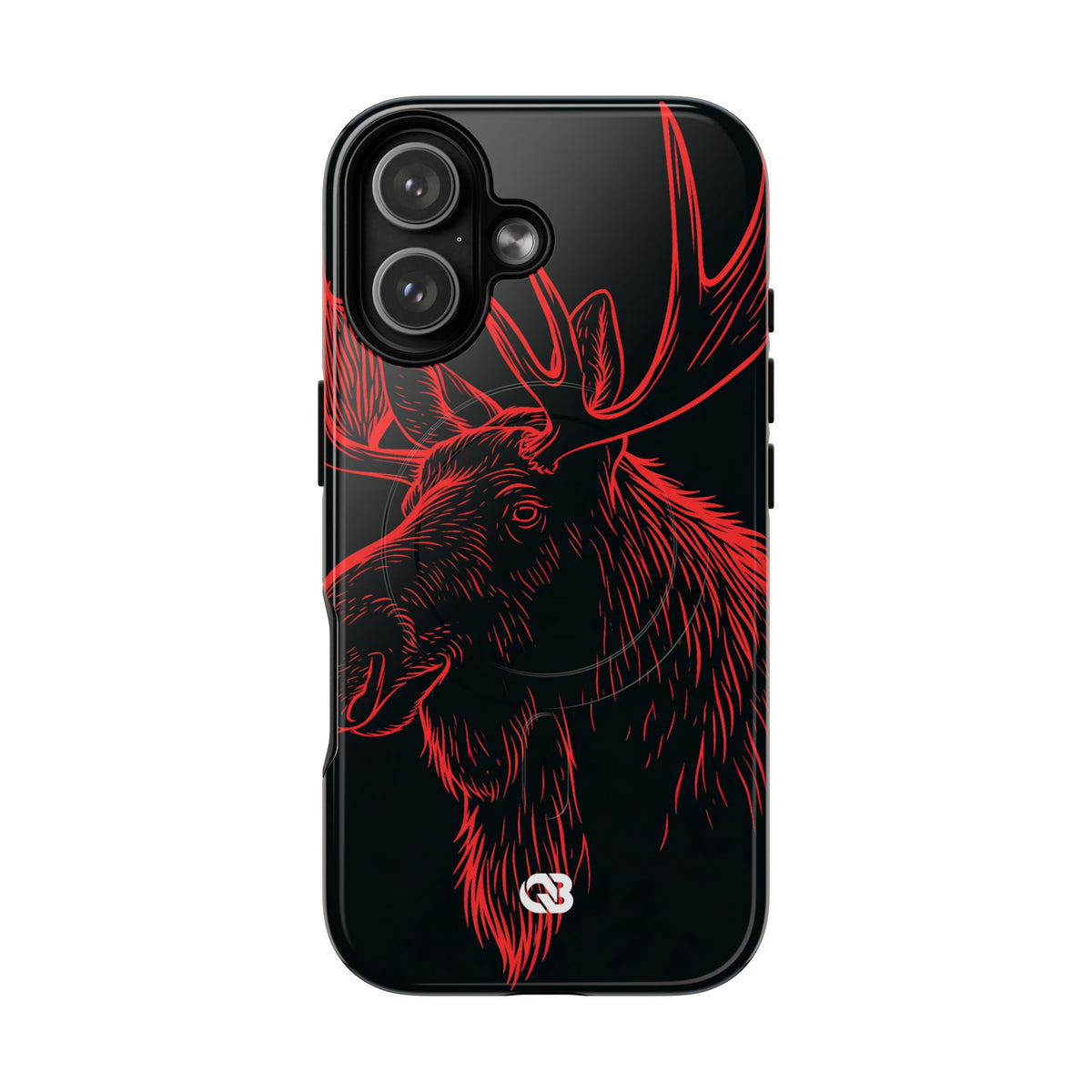 Nordic Elk · Tough 2.0 Magnetic Phone Case for iPhone · Black