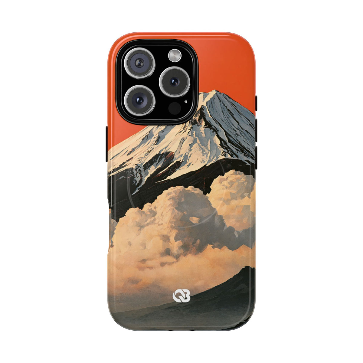 Sacred Peak Fuji · Tough 2.0 Magnetic Phone Case for iPhone · Orange