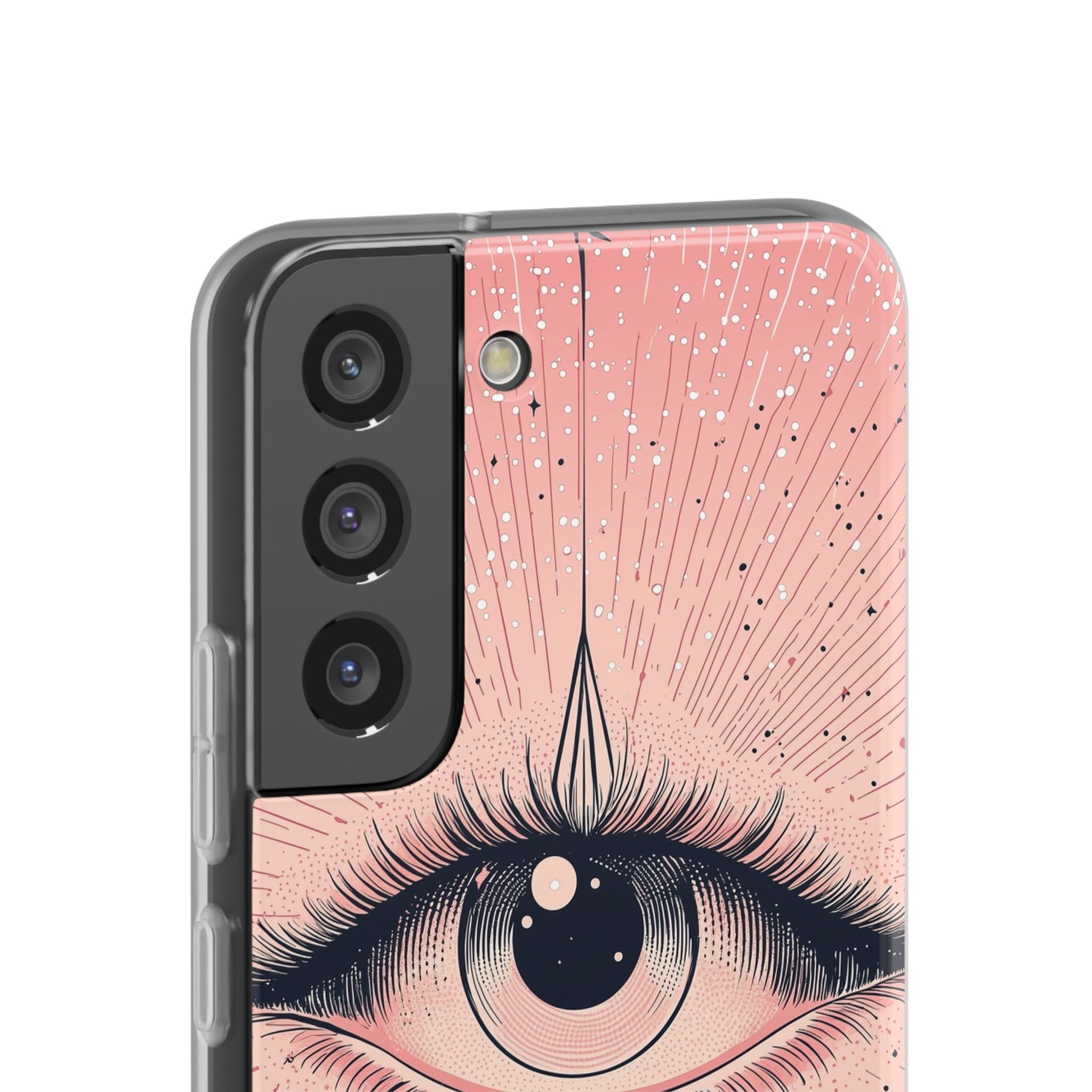 Obsidian Cosmic Gaze · Soft Coque de téléphone pour Samsung