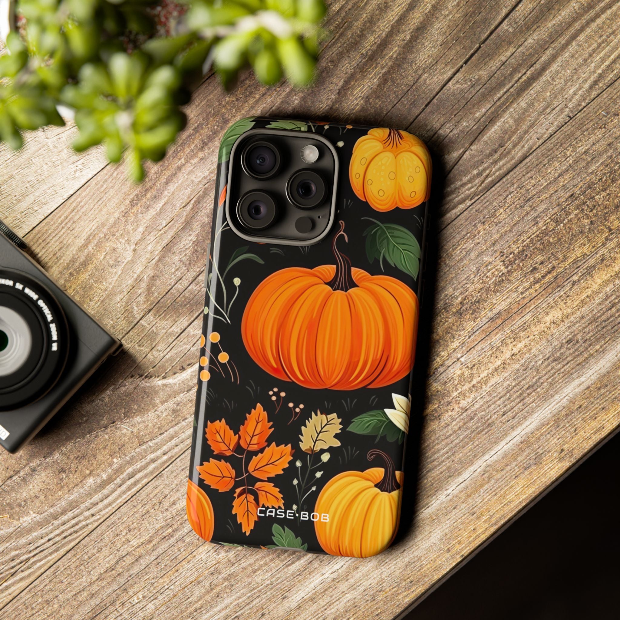 Pumpkin Glow iPhone 15 Pro Max Case - Tough