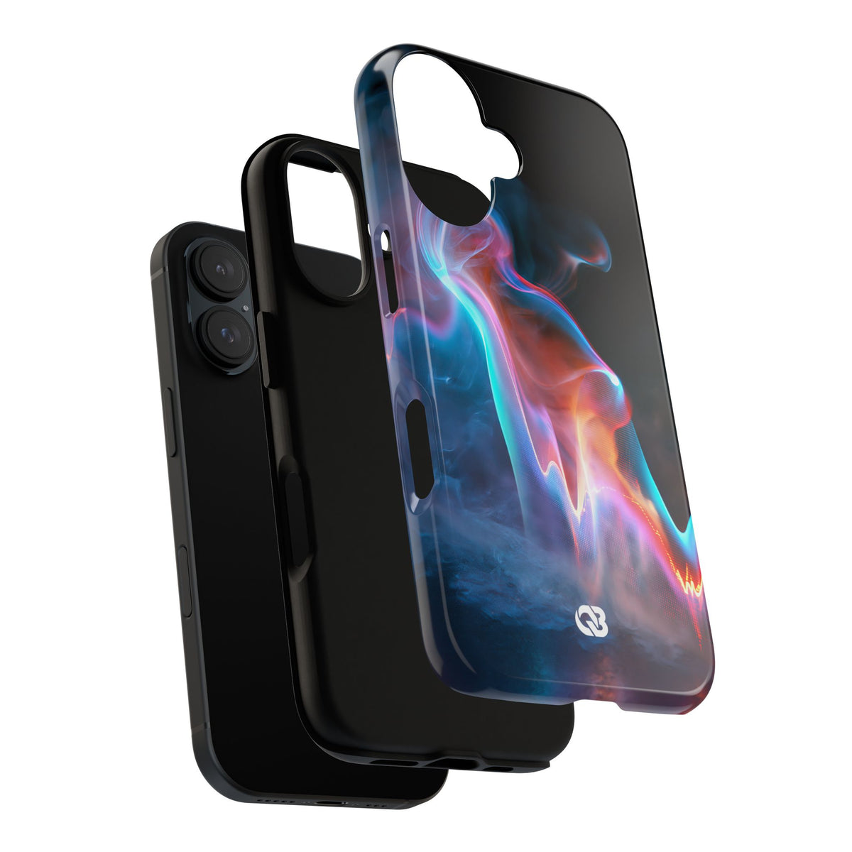 Neon Waveform · Tough Phone Case for iPhone · Black