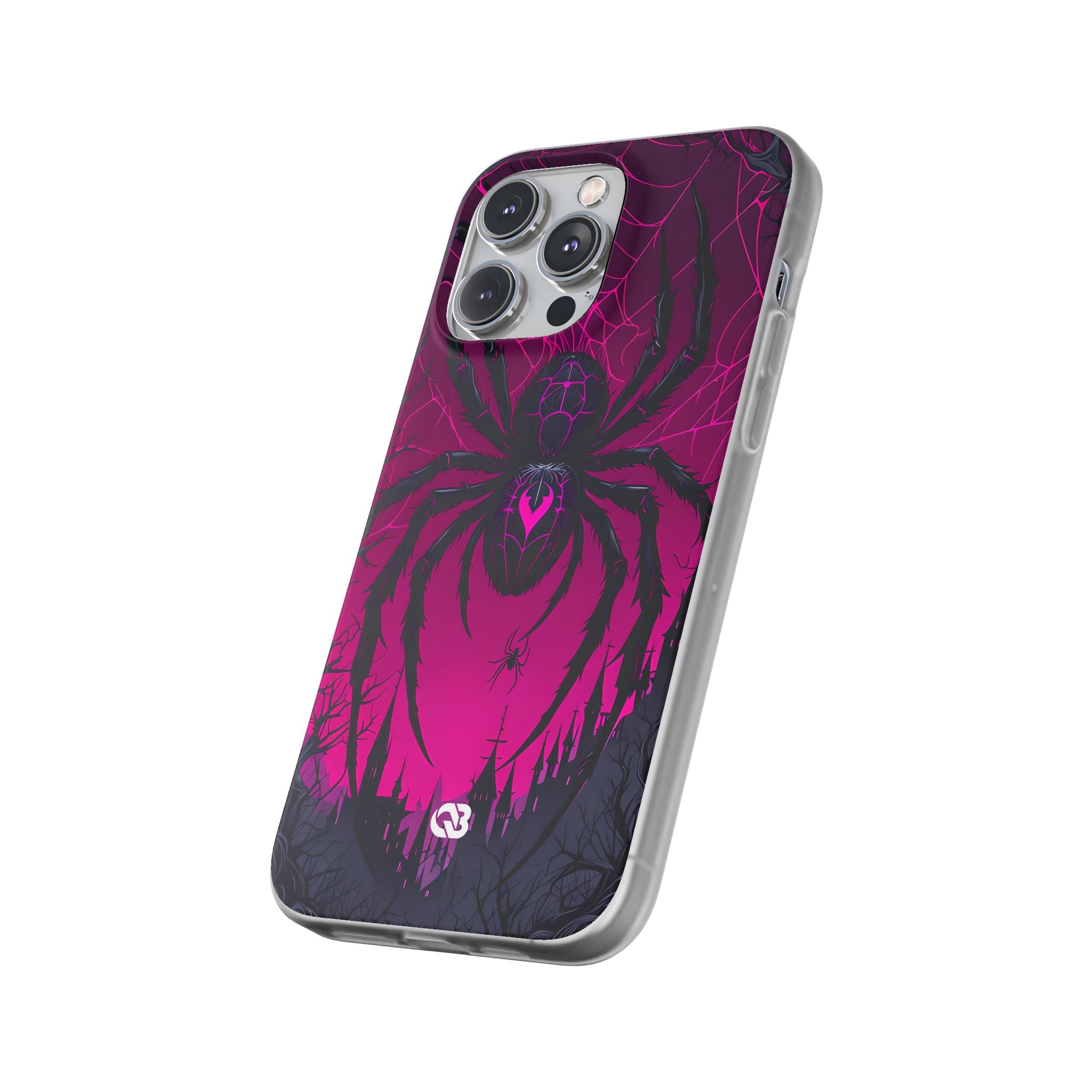 Obsidian Neon Widow · Soft Handyhülle für iPhone