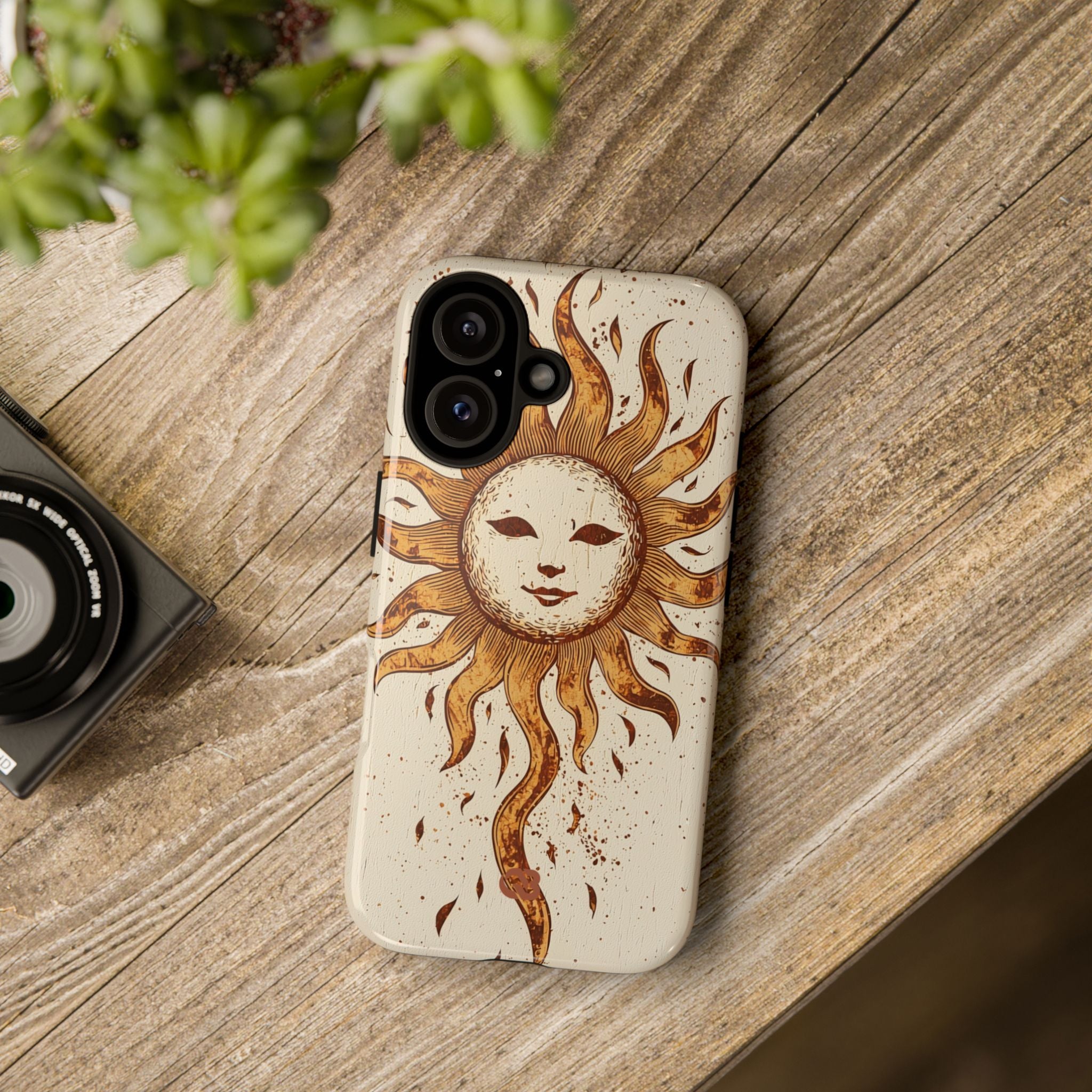Rustic Solar Mask · Tough Phone Case for iPhone
