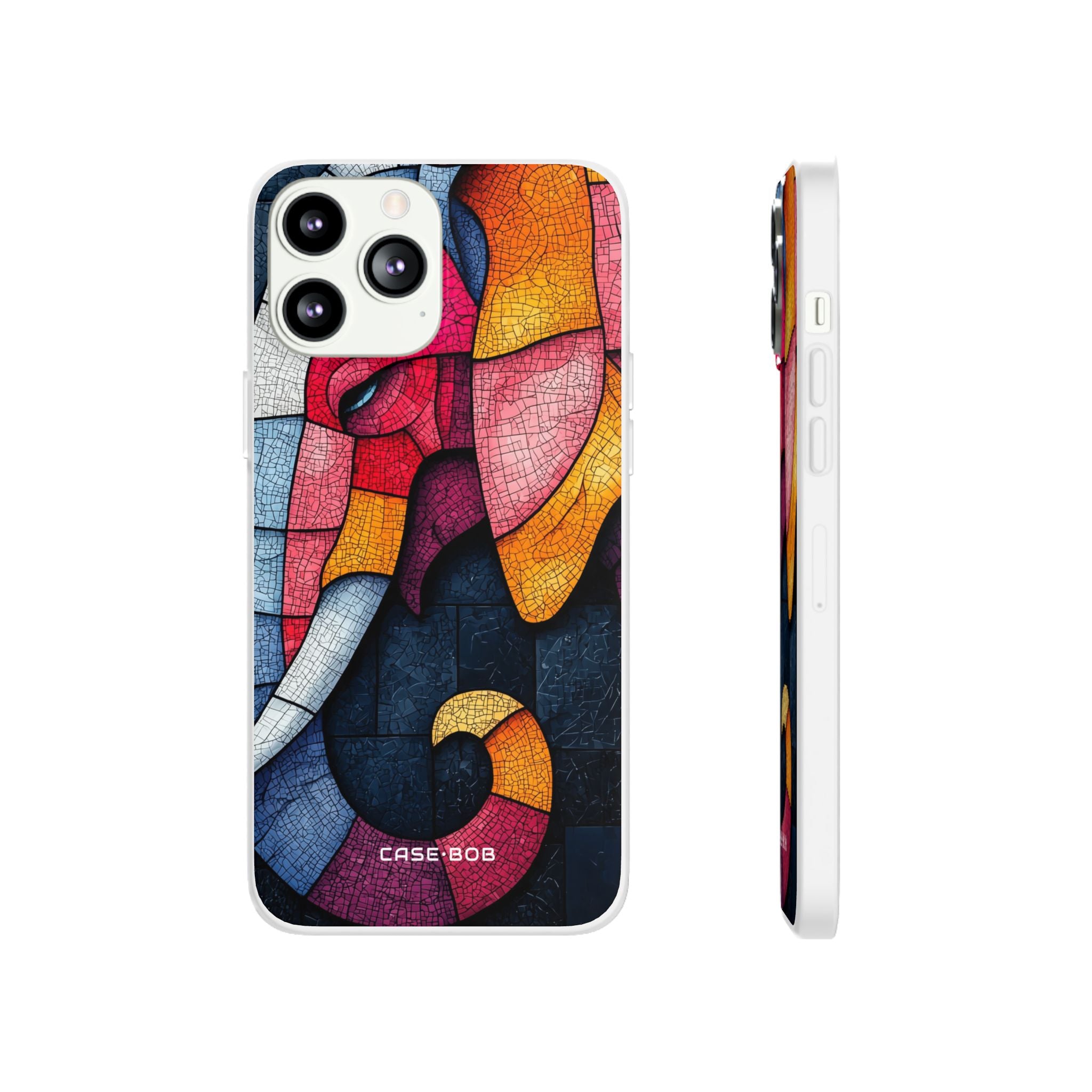 Elefanten-Mosaik iPhone 13 Pro Max - Soft