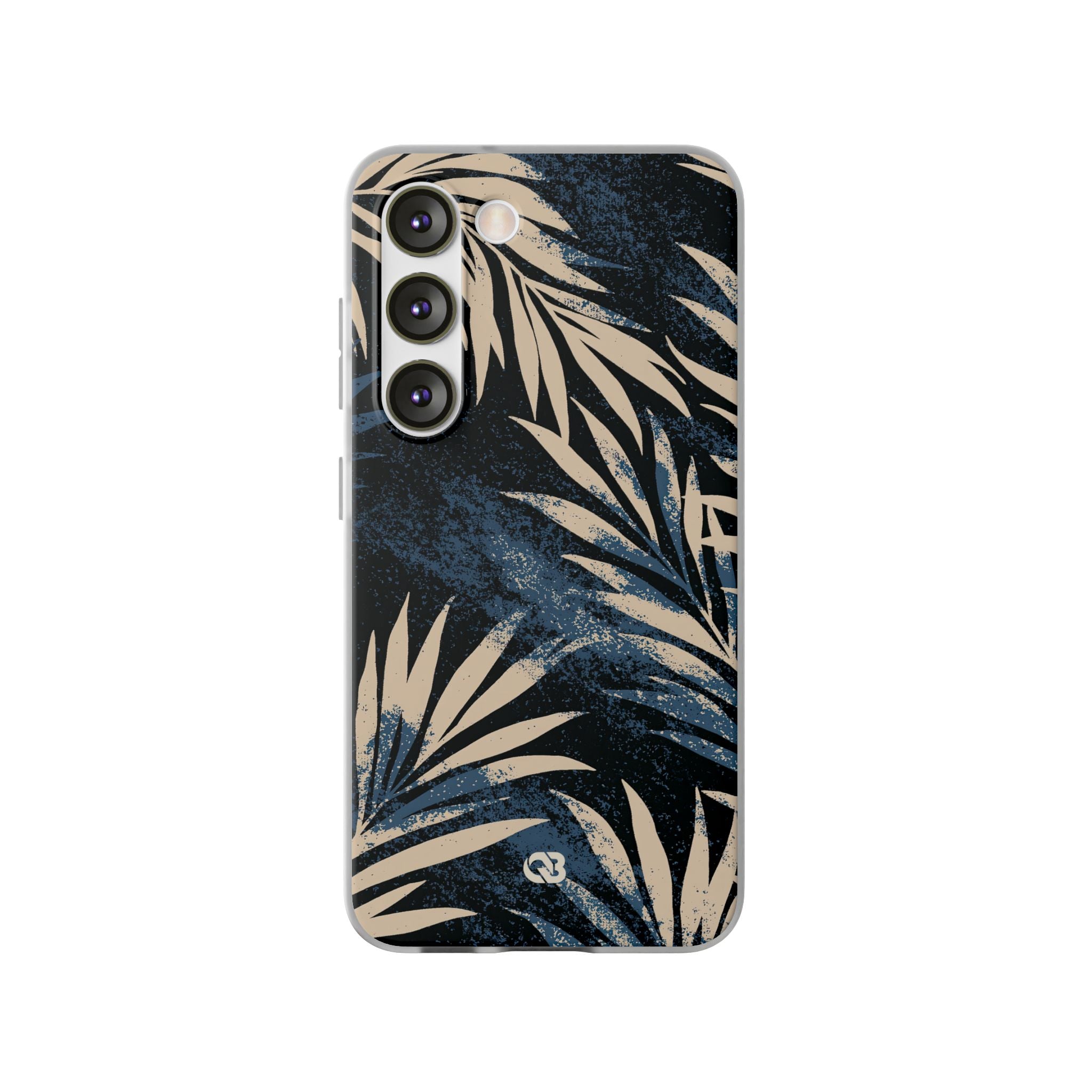 Blue Lite Phone Case for Samsung - Midnight Indigo Palm