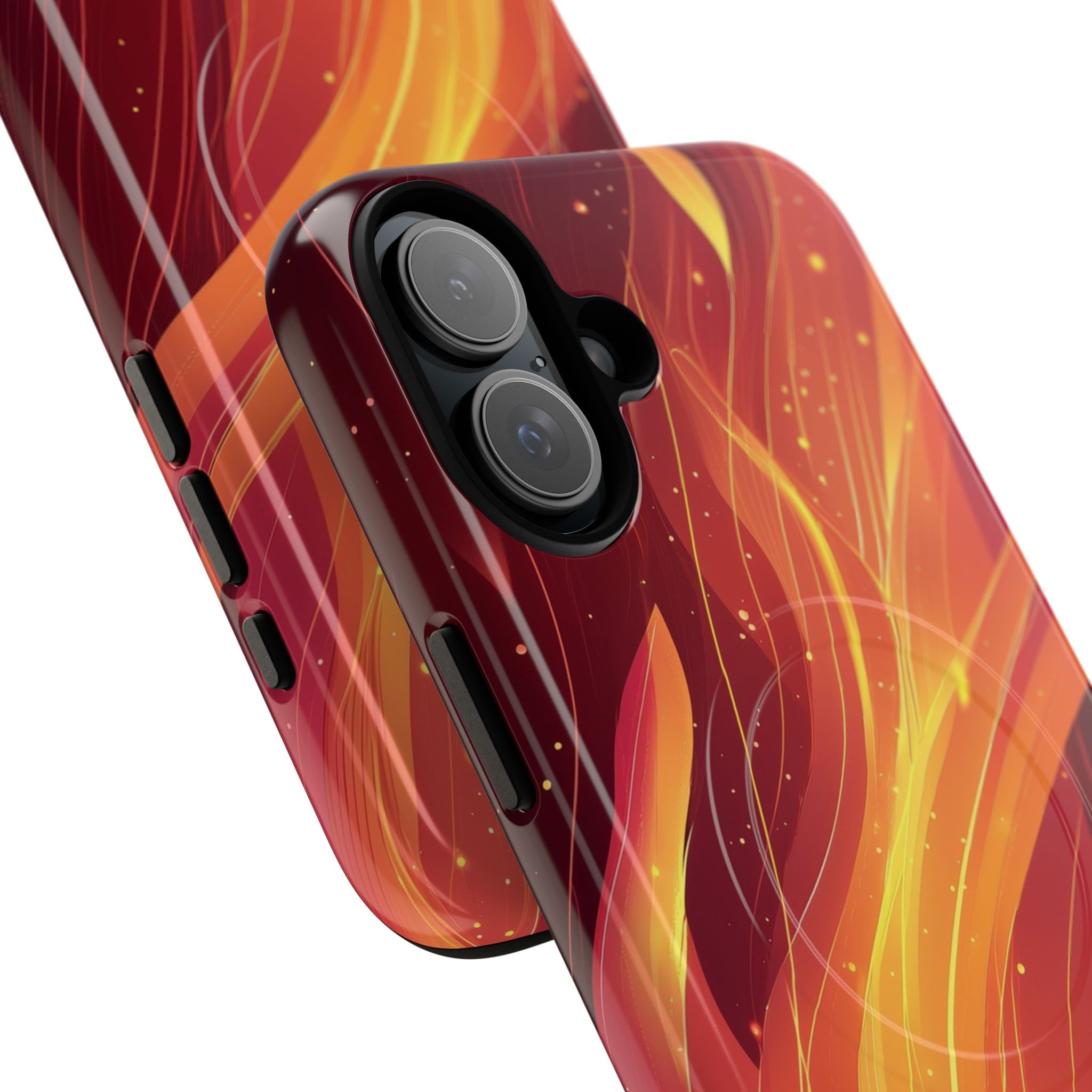 Flaming Flow iPhone 16 Plus Case - Tough+ - CASE•BOB