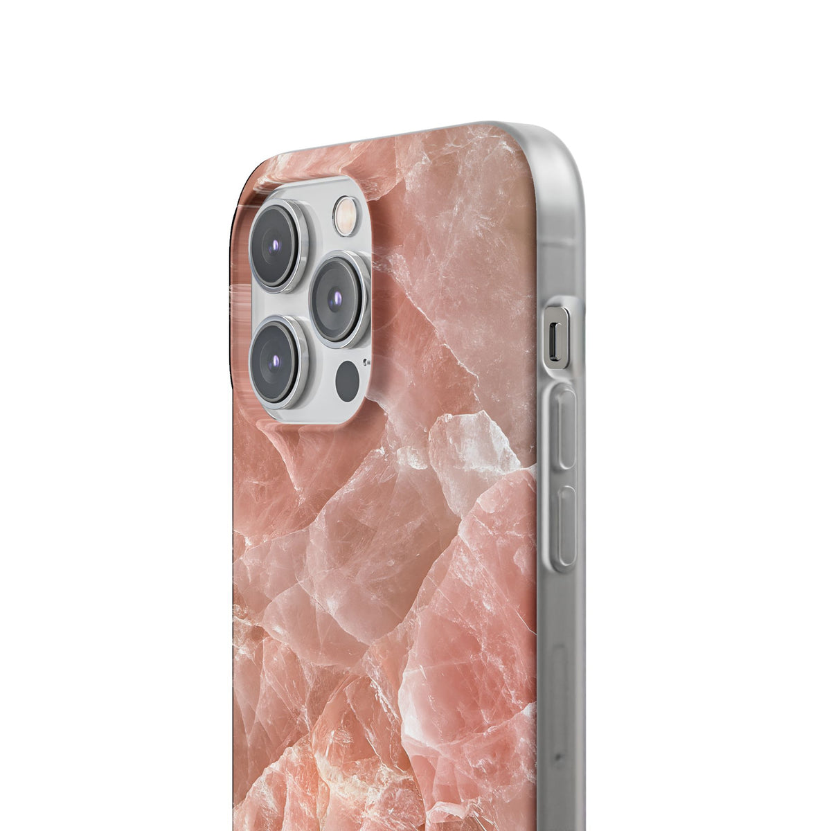 Rose Quartz Facet · Lite Phone Case for iPhone · Pink