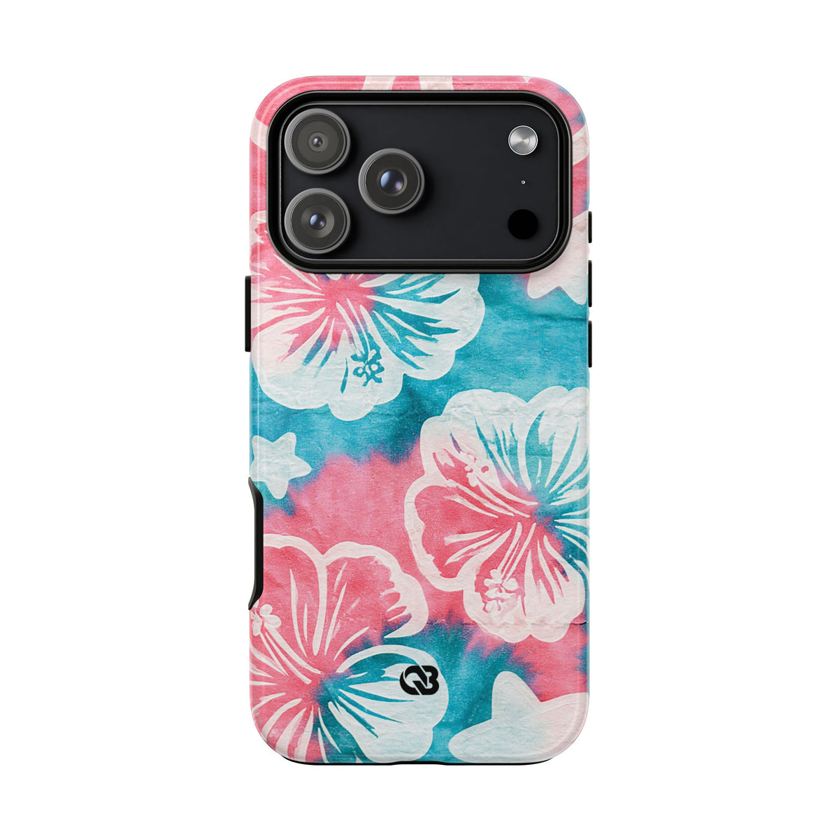 Tropical Hibiscus Bloom · Tough Phone Case for iPhone · Teal
