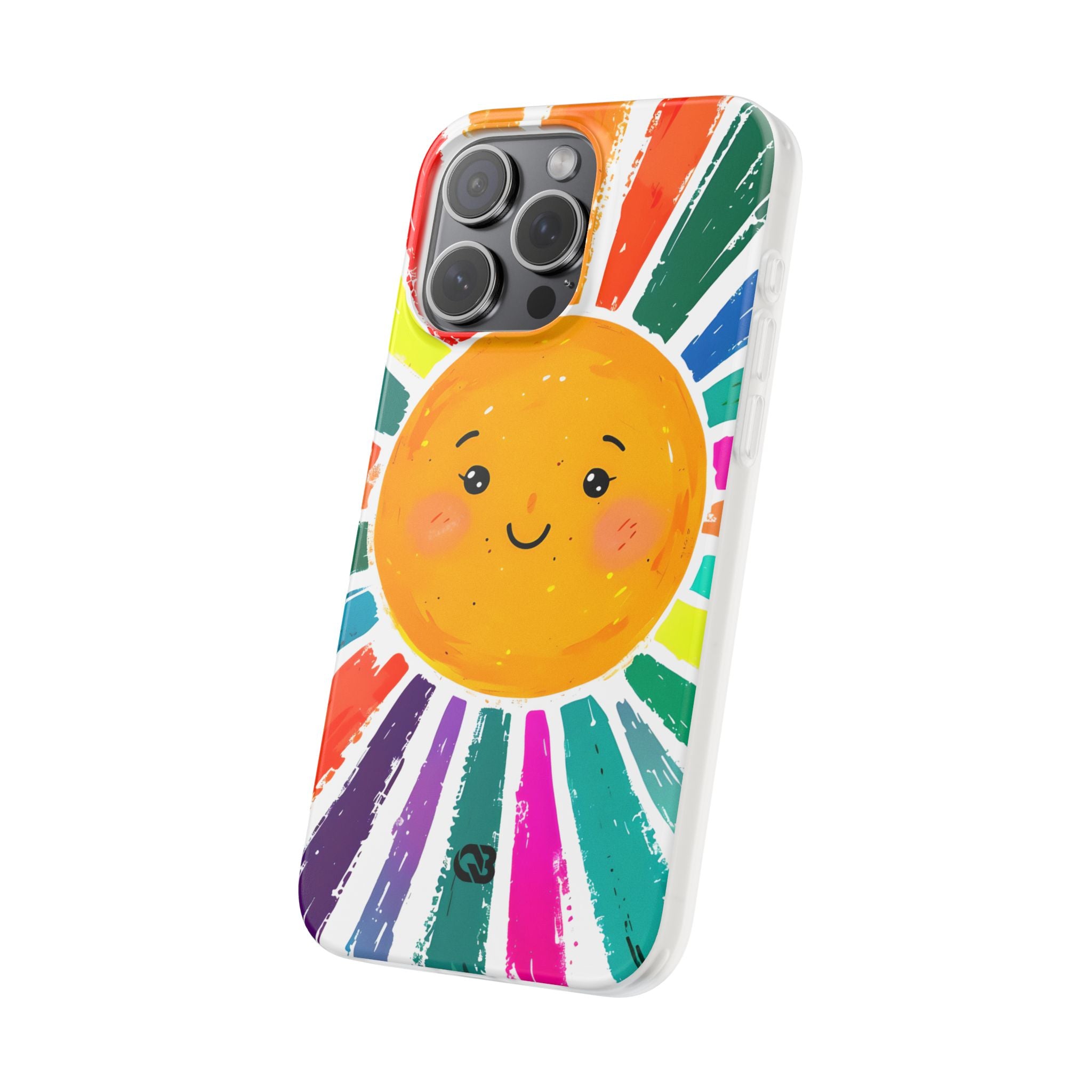 Vibrant Solar Smile · Soft Phone Case for iPhone