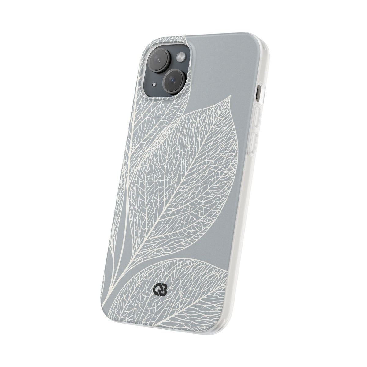 Grey Lite Phone Case for iPhone - Frosted Ash Veins