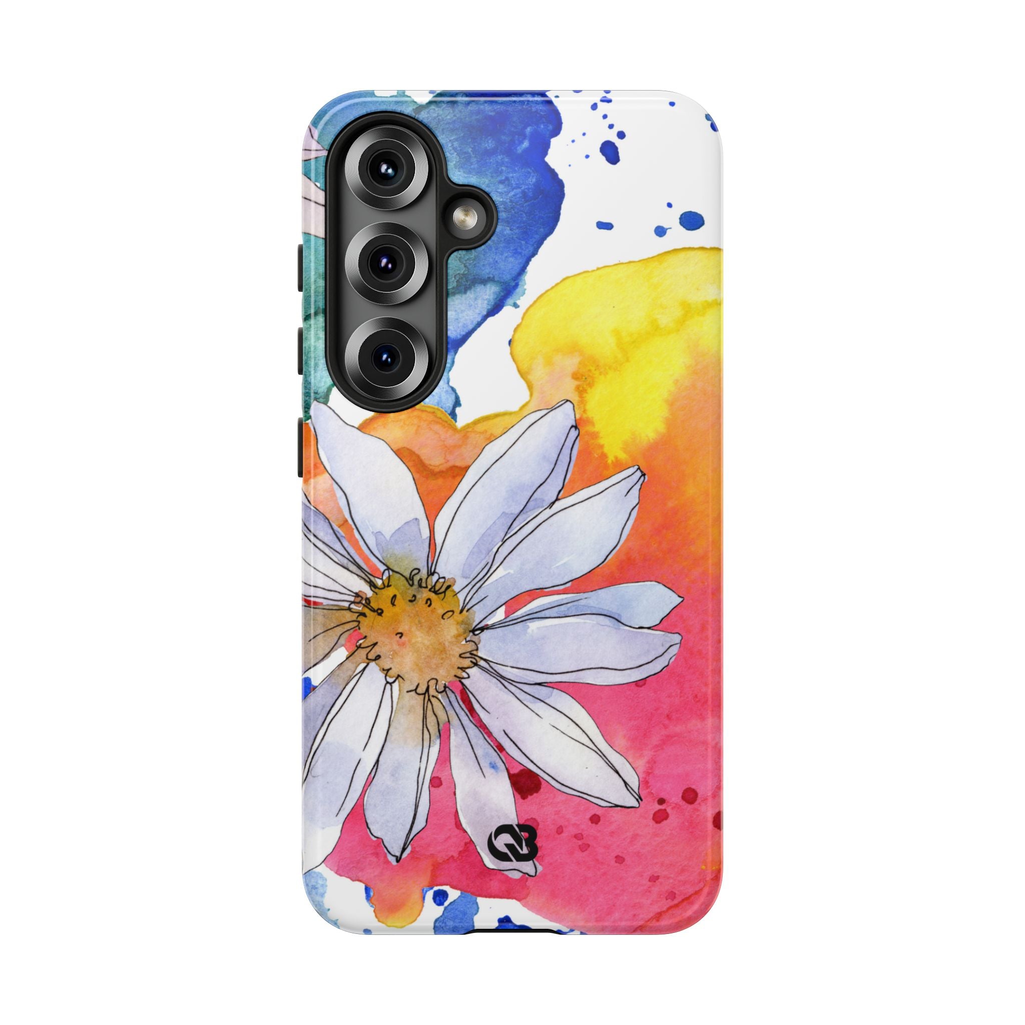 Vivid Bloom Splatter · Tough Handyhülle für Samsung