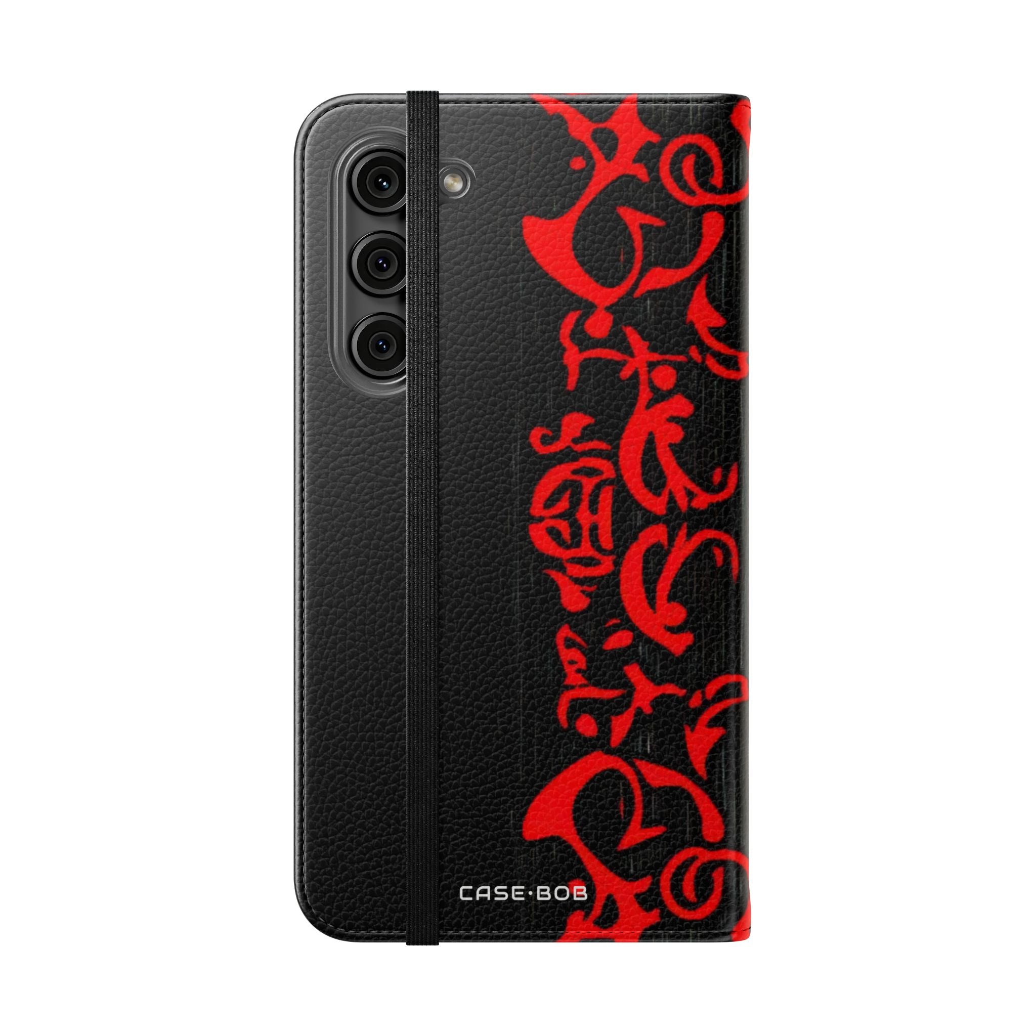 Crimson Swirl - Samsung S23+ Case - Wallet