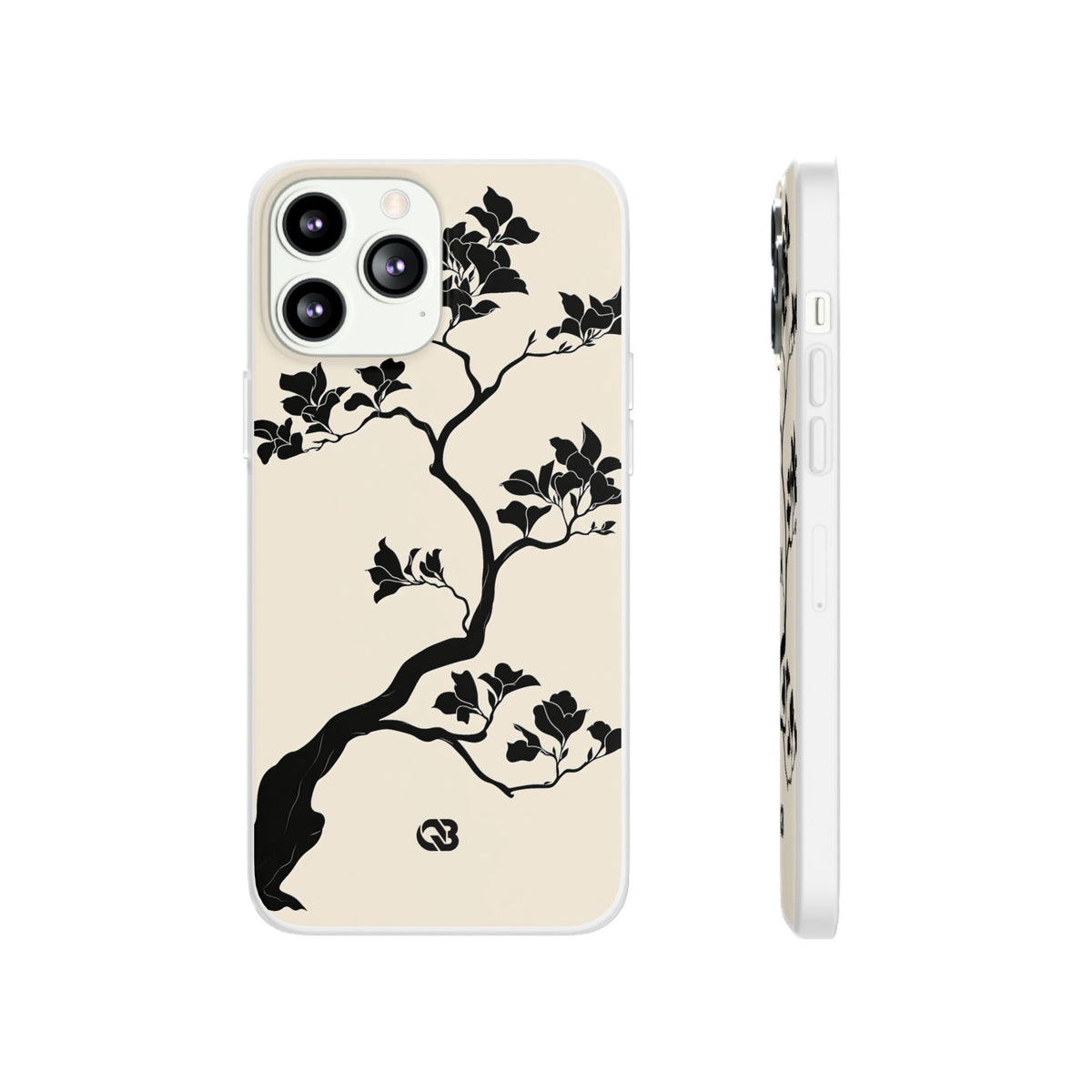 Ebony Magnolia · Lite Phone Case for iPhone · Beige
