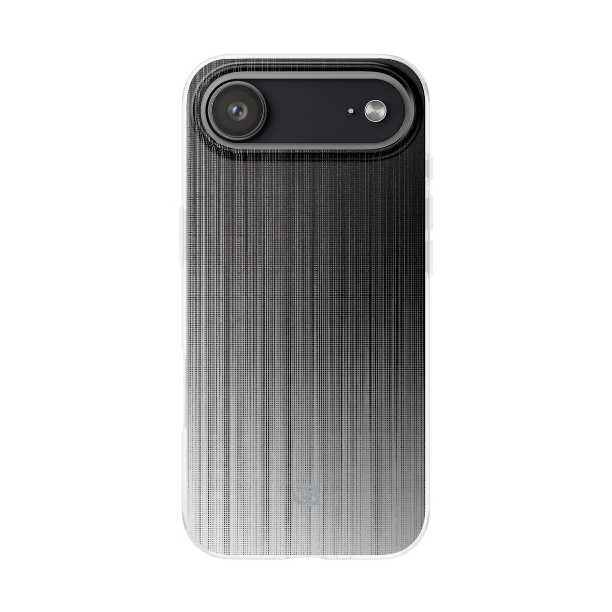 Grey Lite Phone Case for iPhone - Static Vertical Dither