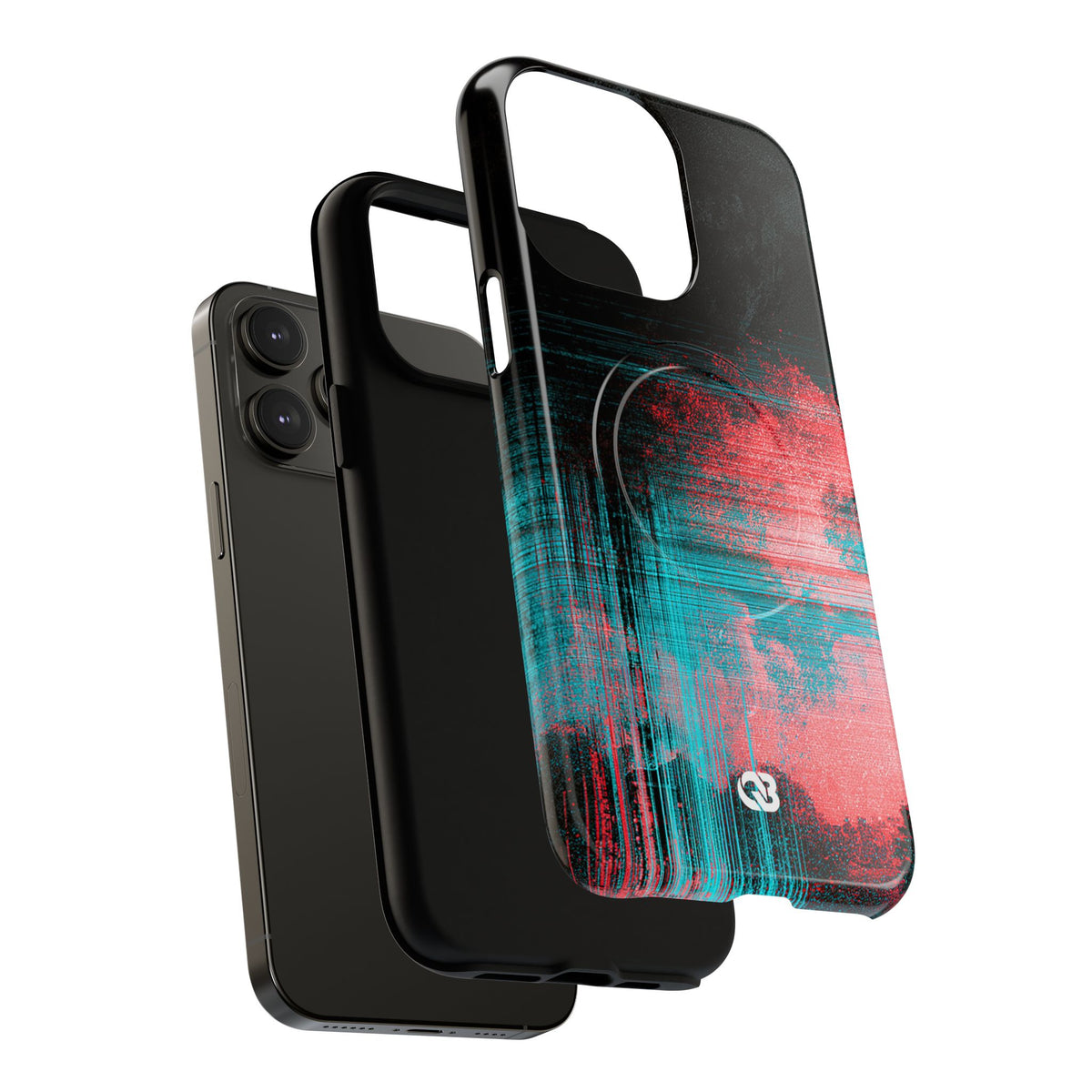 Digital Signal Drift · Tough 2.0 Magnetic Phone Case for iPhone · Black