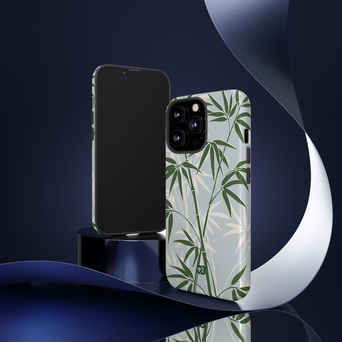 Serene Bamboo · Tough Phone Case for iPhone · Green