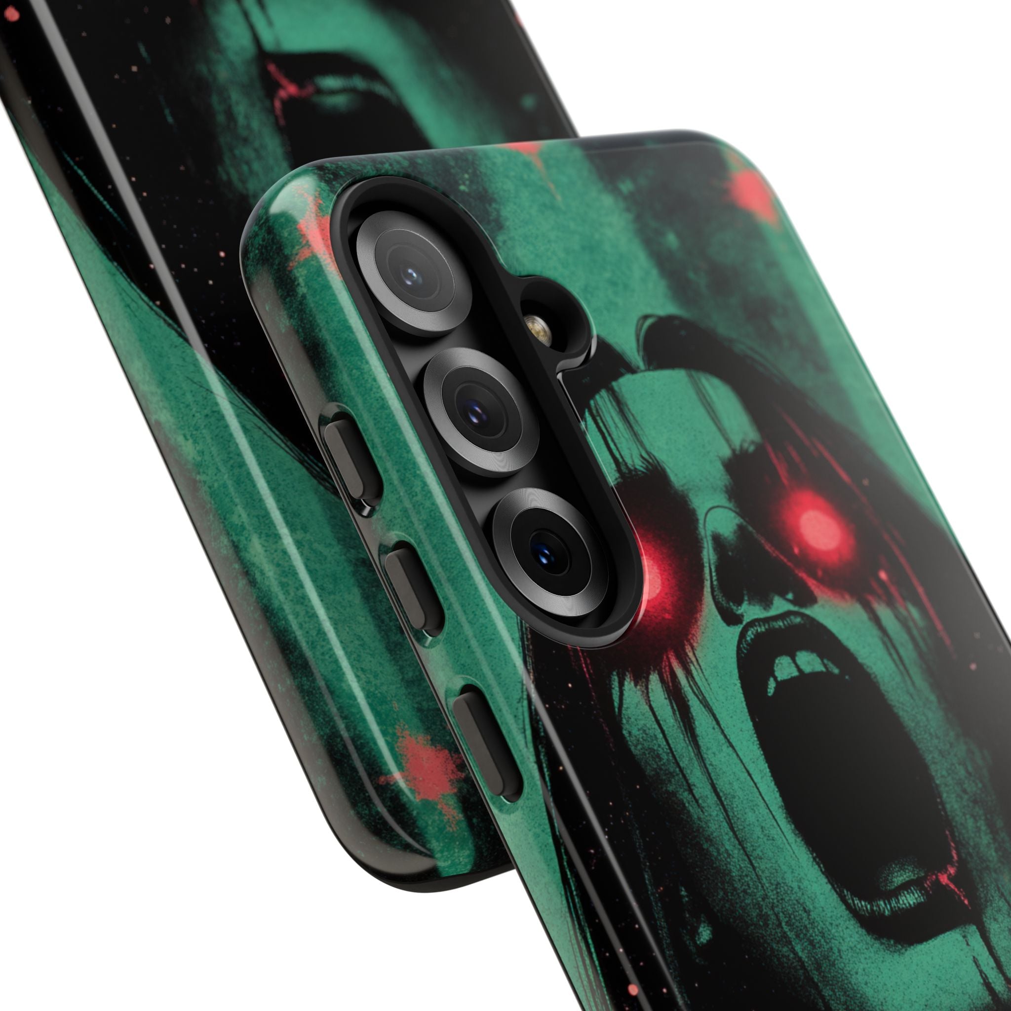 Crimson Emerald Scream · Tough Phone Case for Samsung